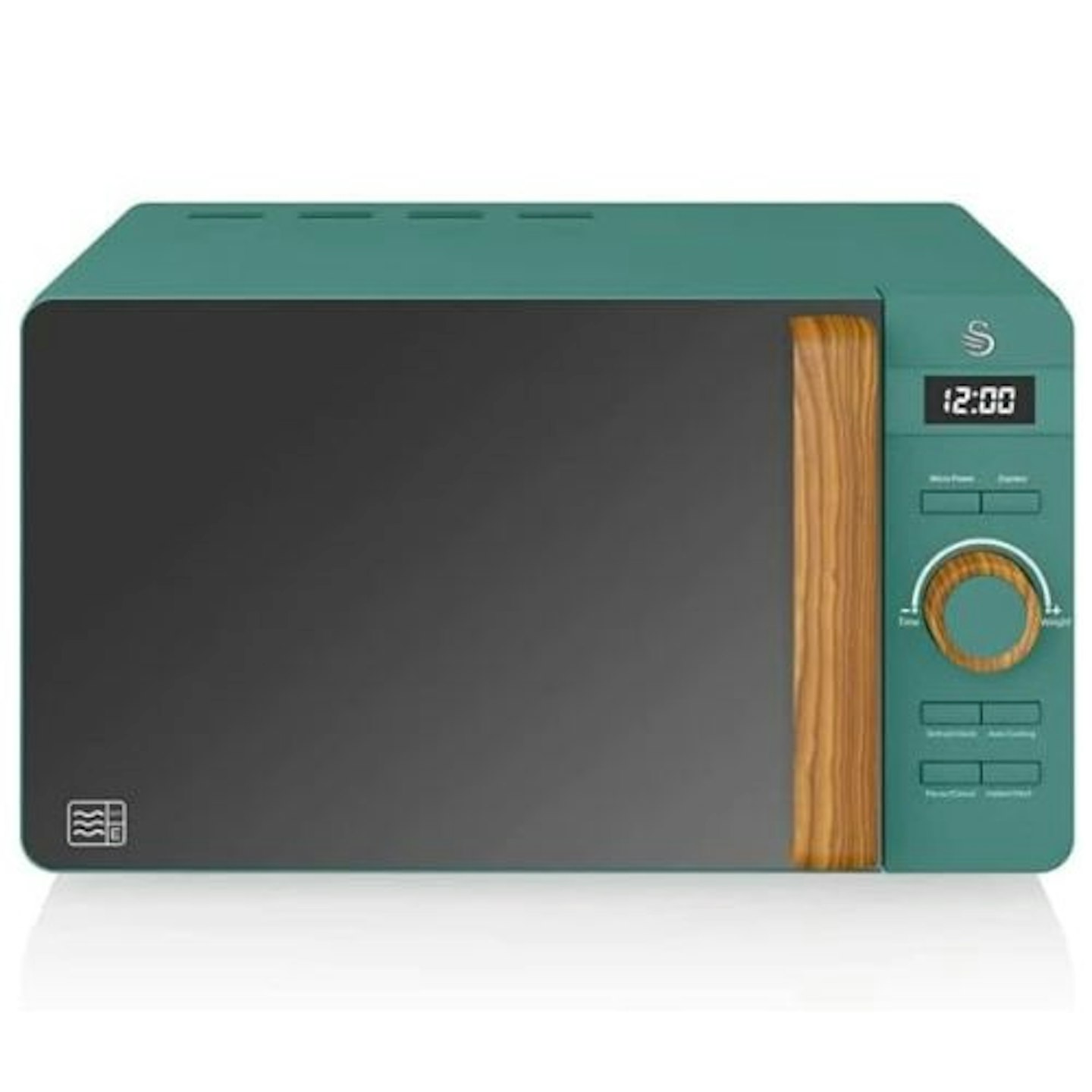 Swan SM22036LGREN Nordic LED Digital Microwave