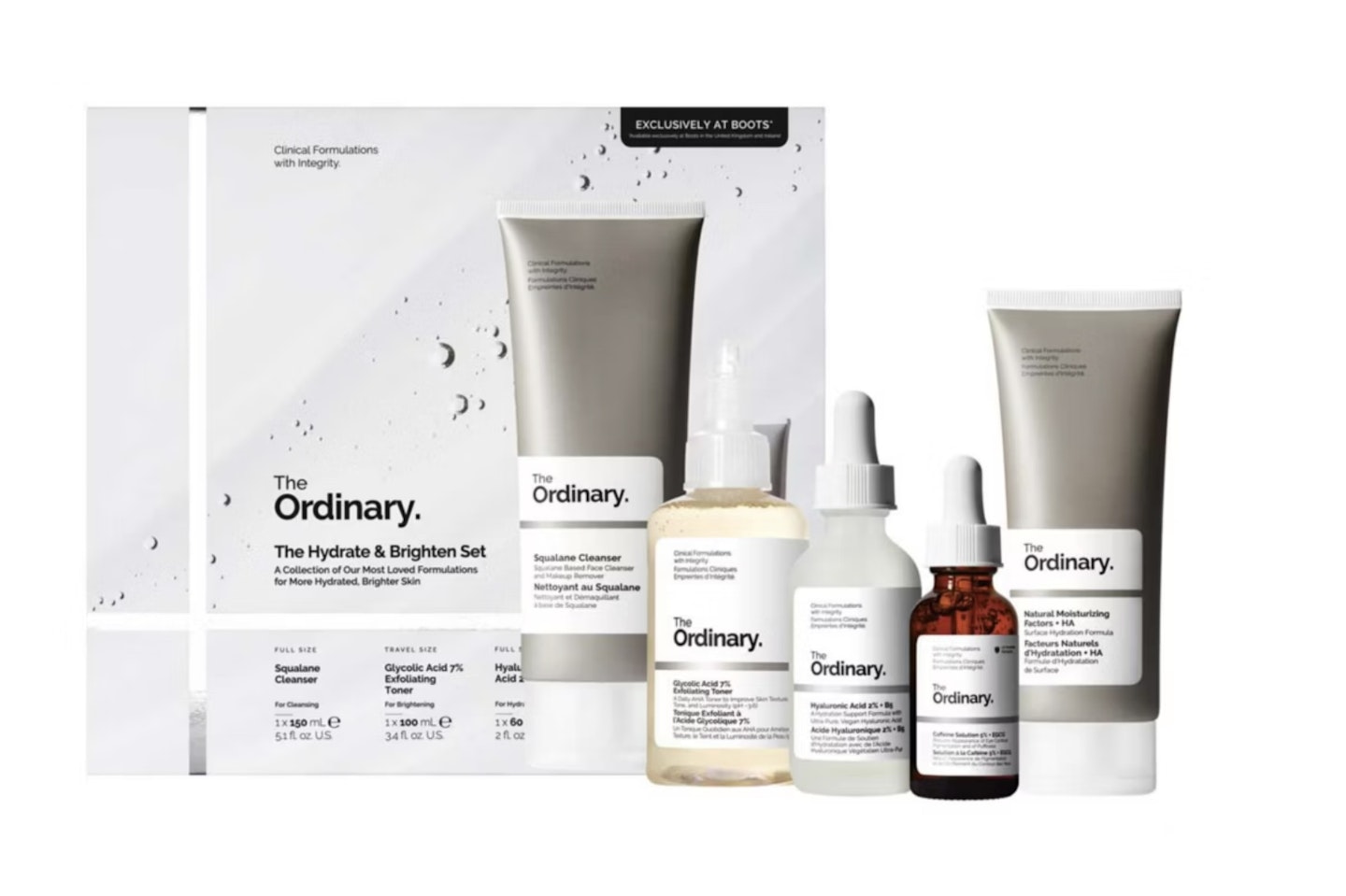 The Ordinary The Hydrate & Brighten Set