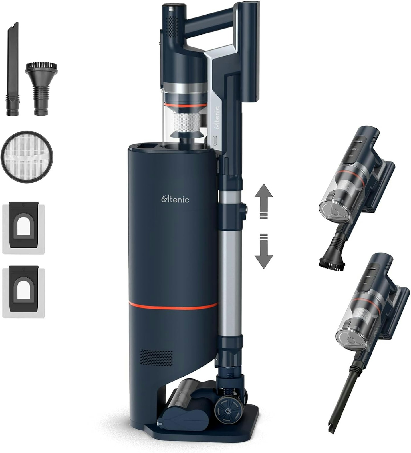 Ultenic FS1 Cordless Vacuum Cleaner with all the included attachments 