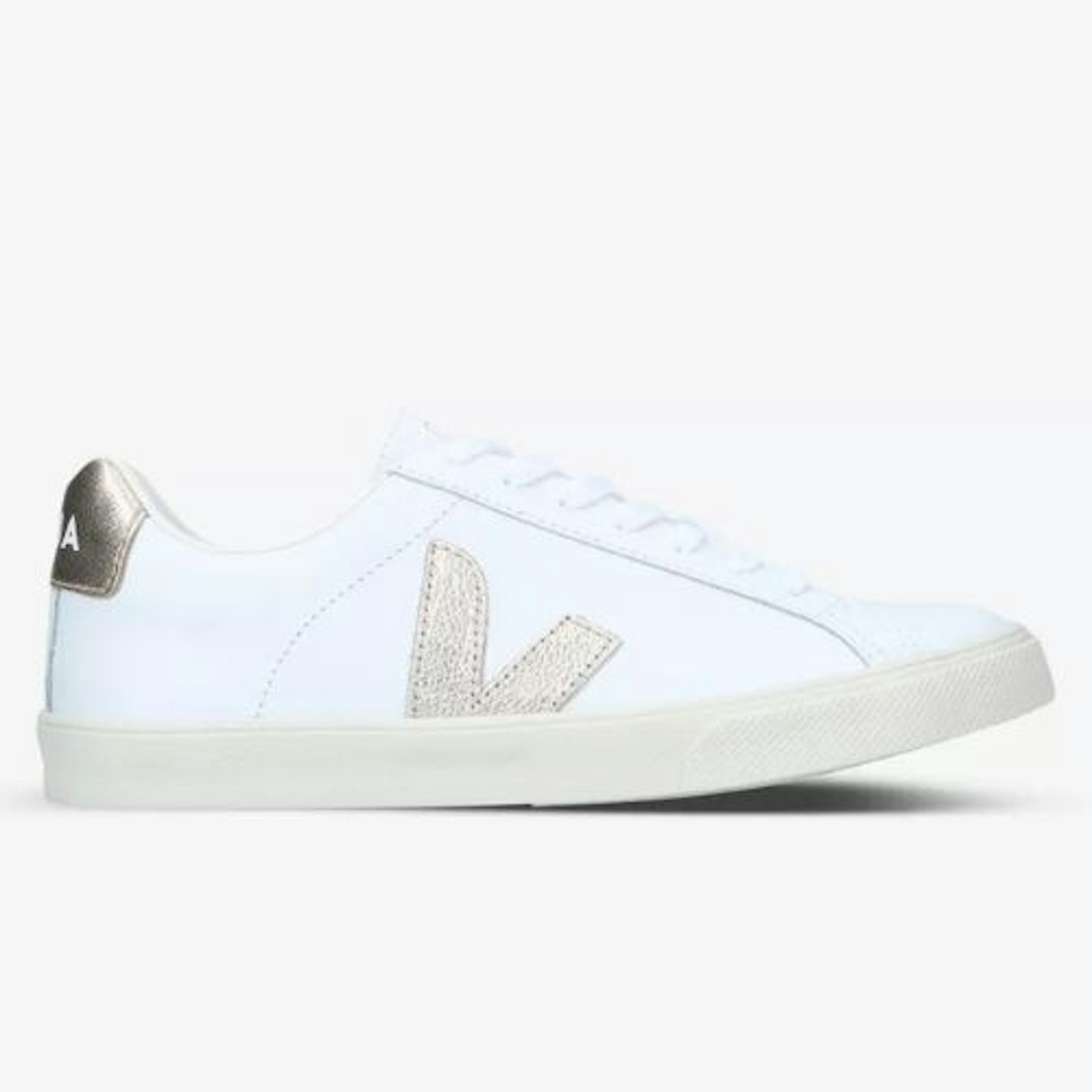 VEJA Women's Esplar logo-embossed low-top leather canvas trainers