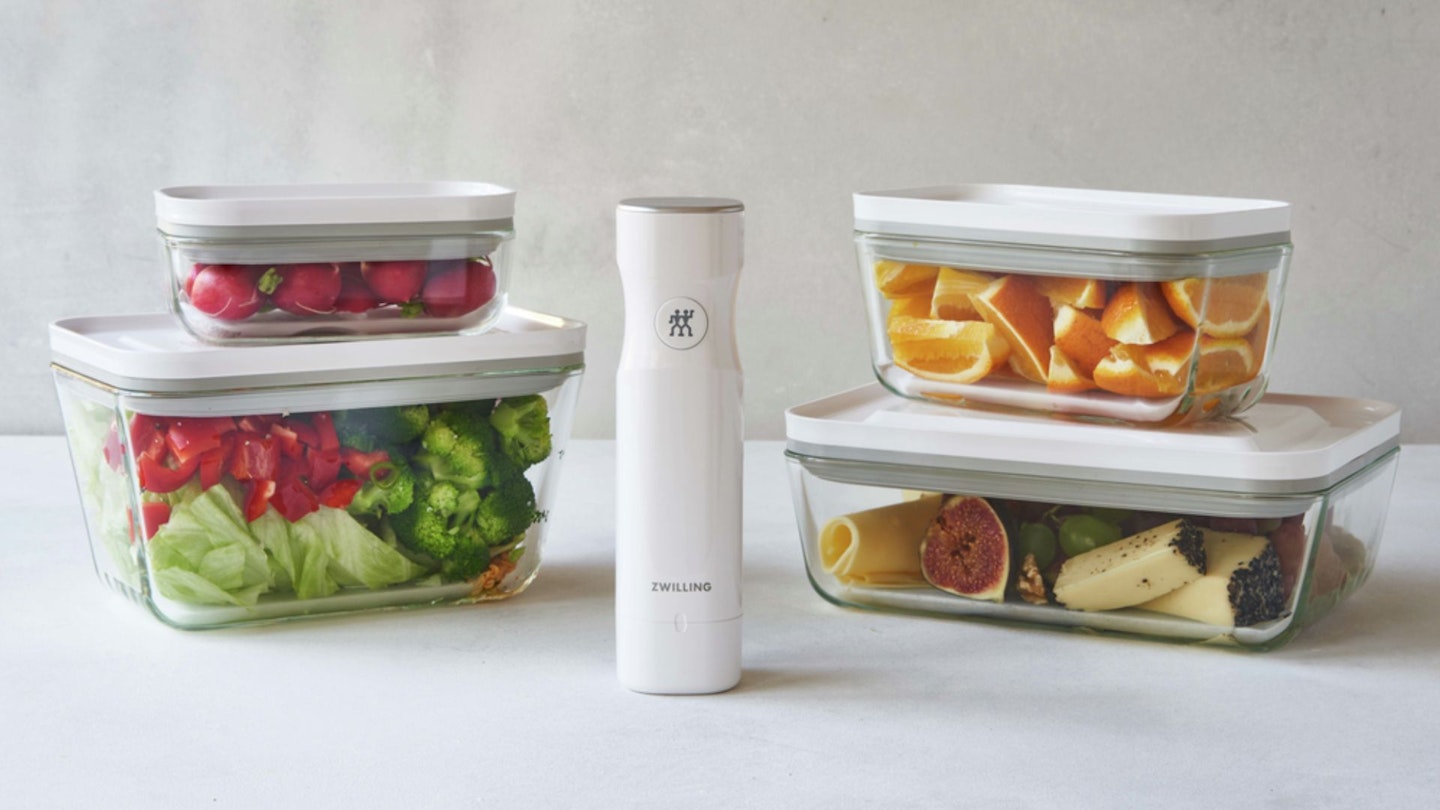 Zwilling's Fresh & Save vacuum and containers for keeping chilled foods fresh for longer