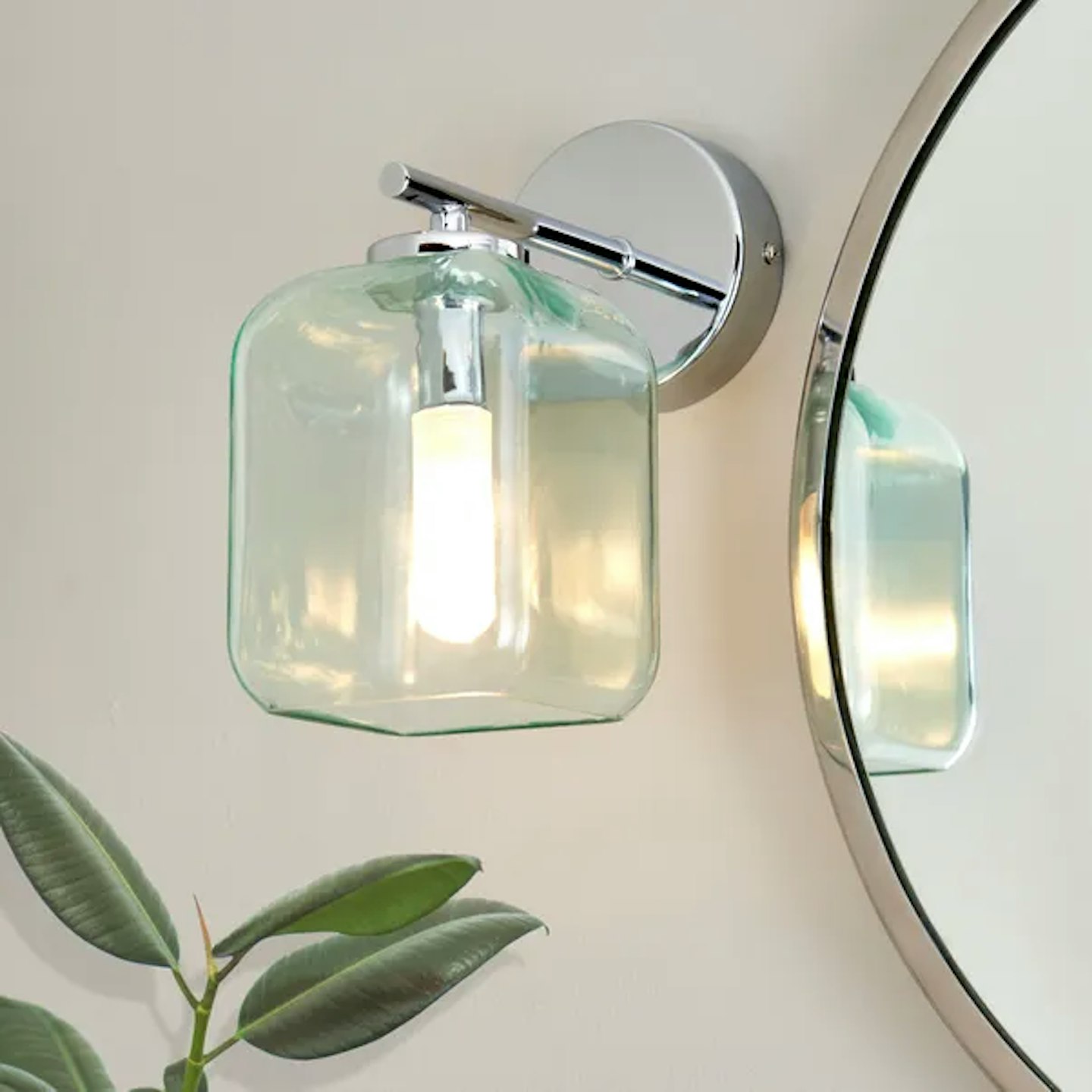 Lucia Green Bathroom Wall Light