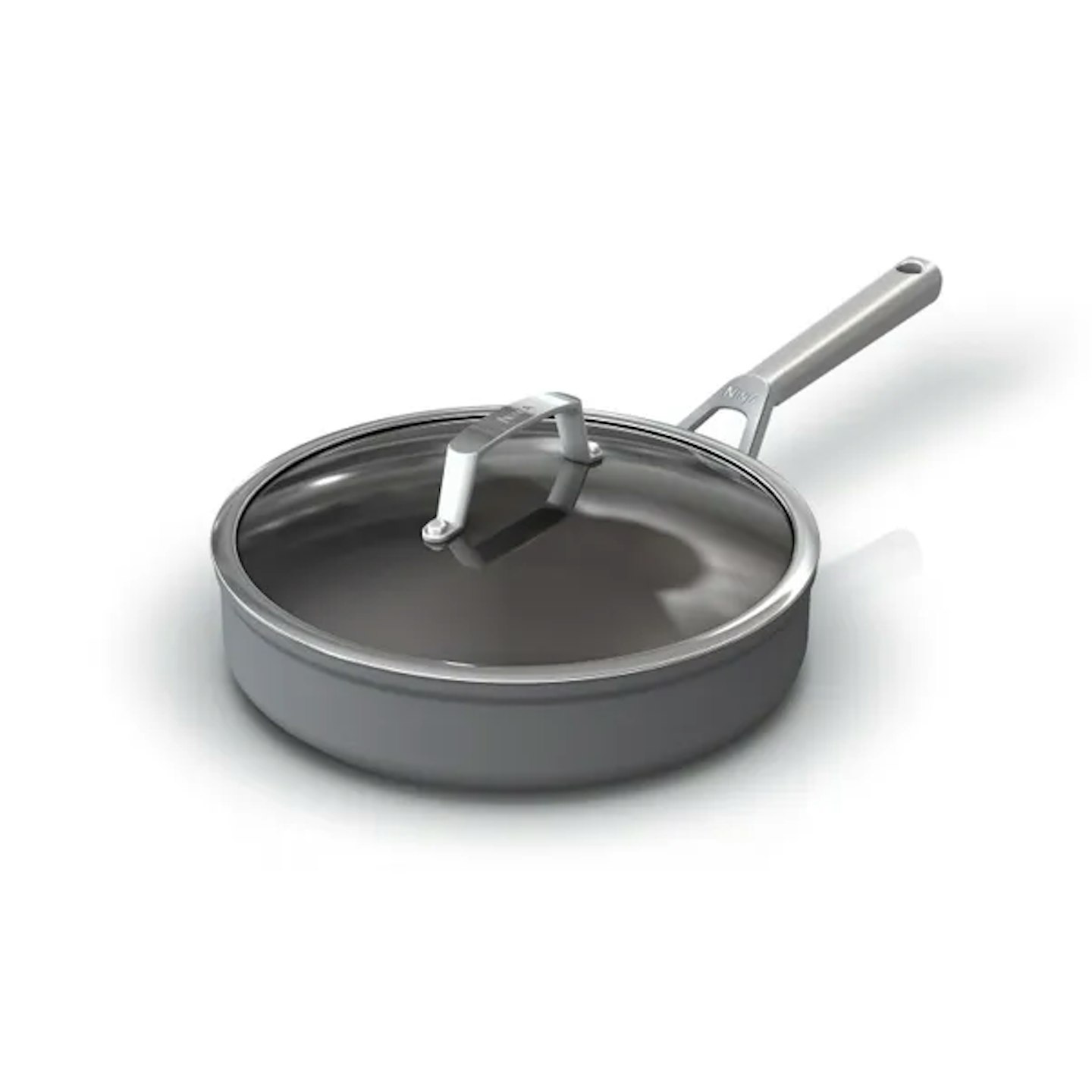 Ninja ZEROSTICK Hard Anodised Sauté Pan with Lid, 26cm