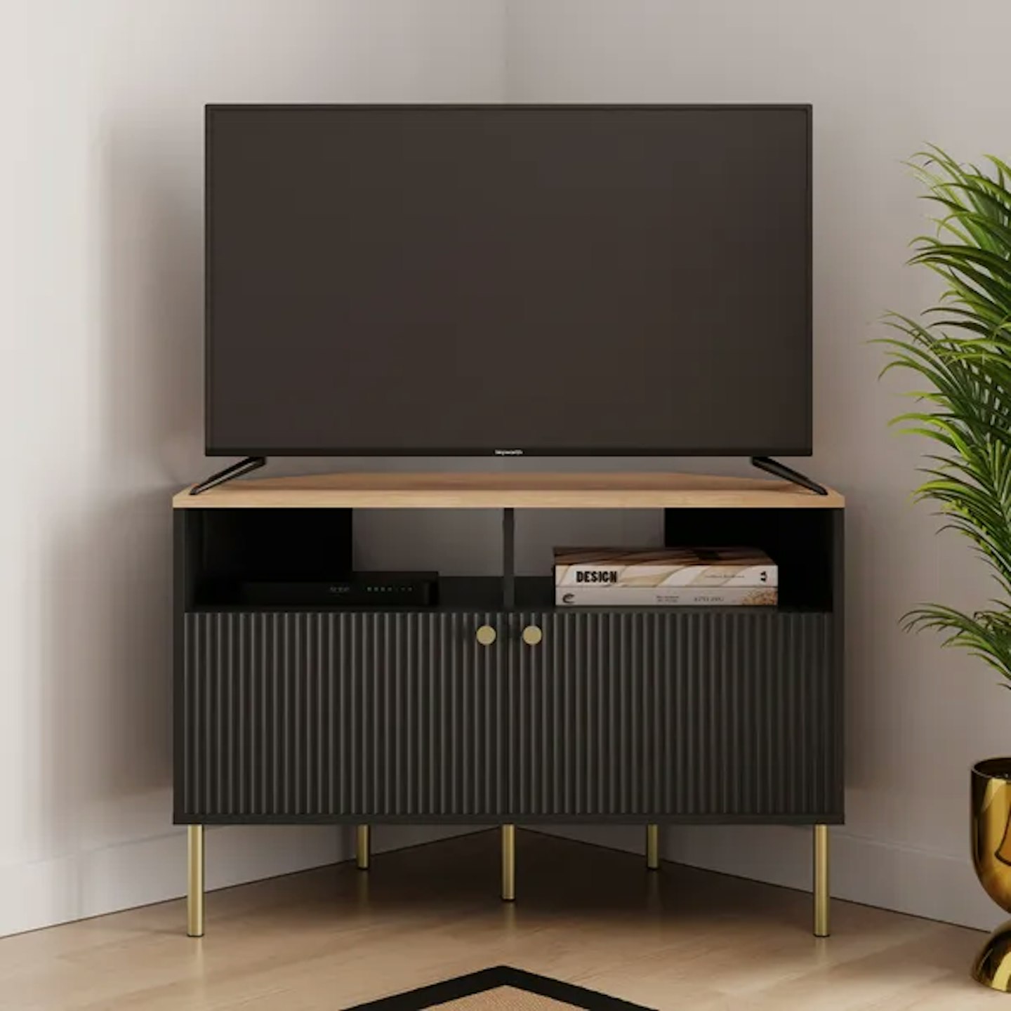 Georgi High Corner TV Unit for TVs up to 60"