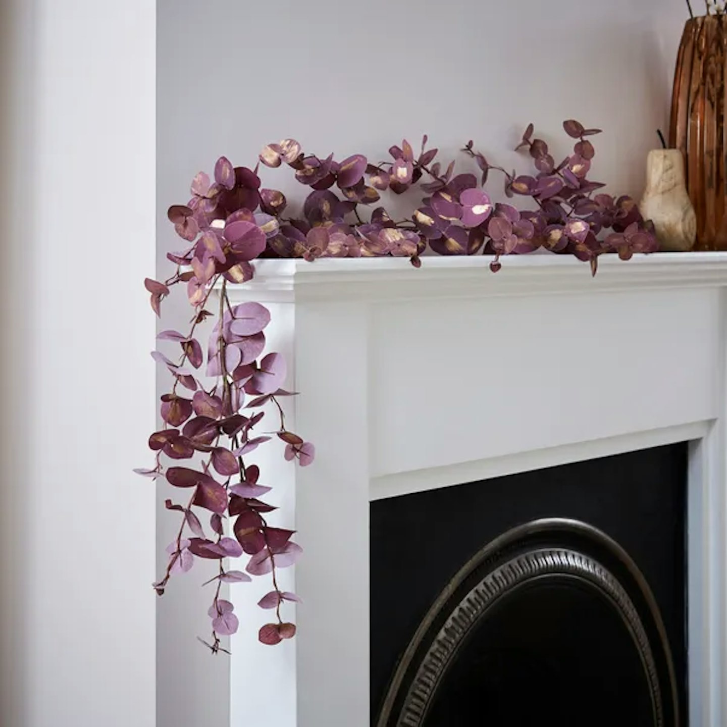 Artificial Purple Eucalyptus Garland