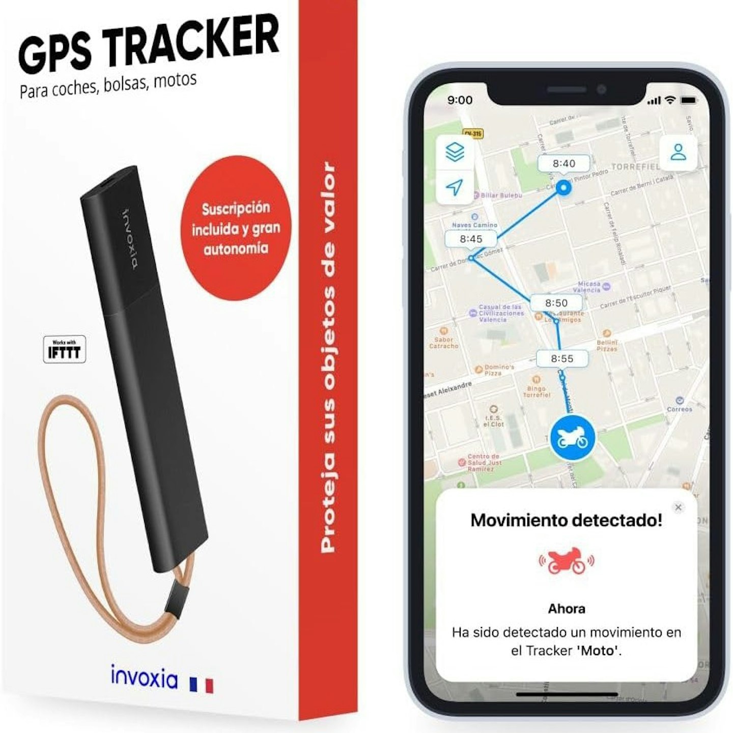 Invoxia GPS tracker 