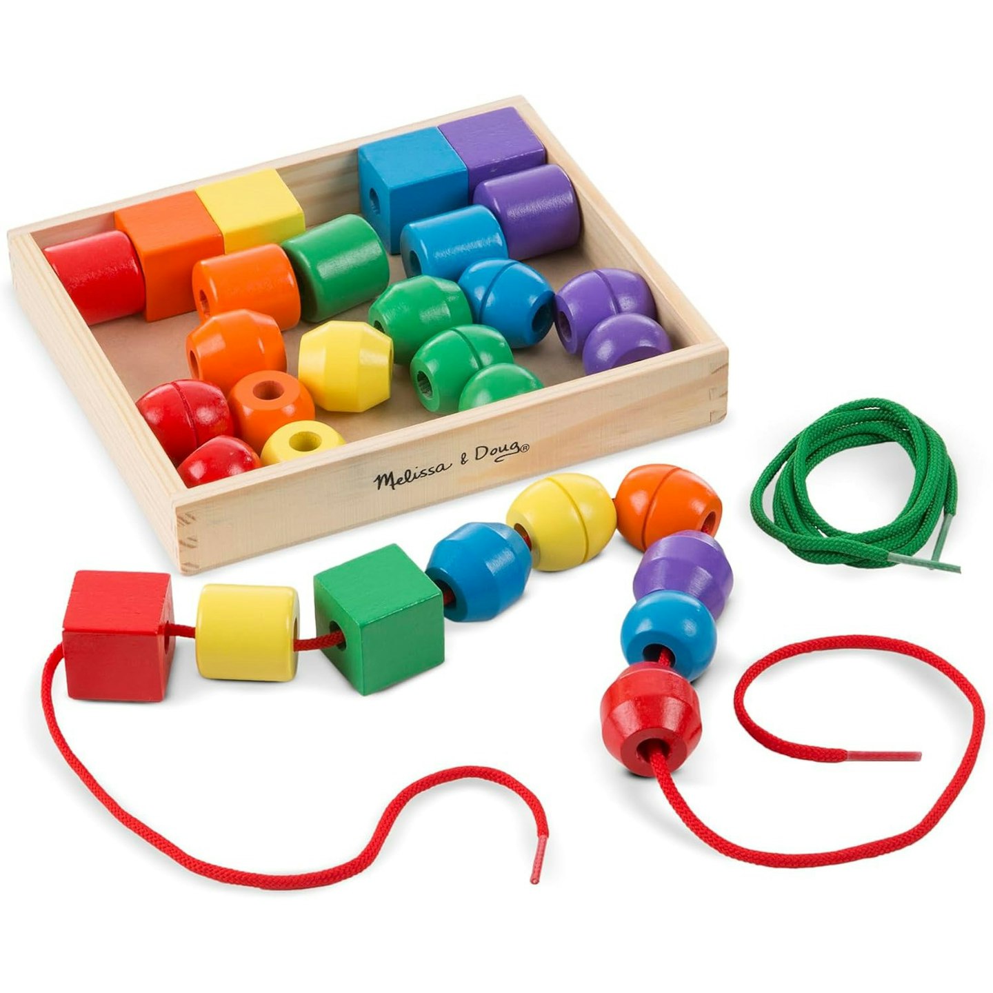 Melissa and Doug bead set 