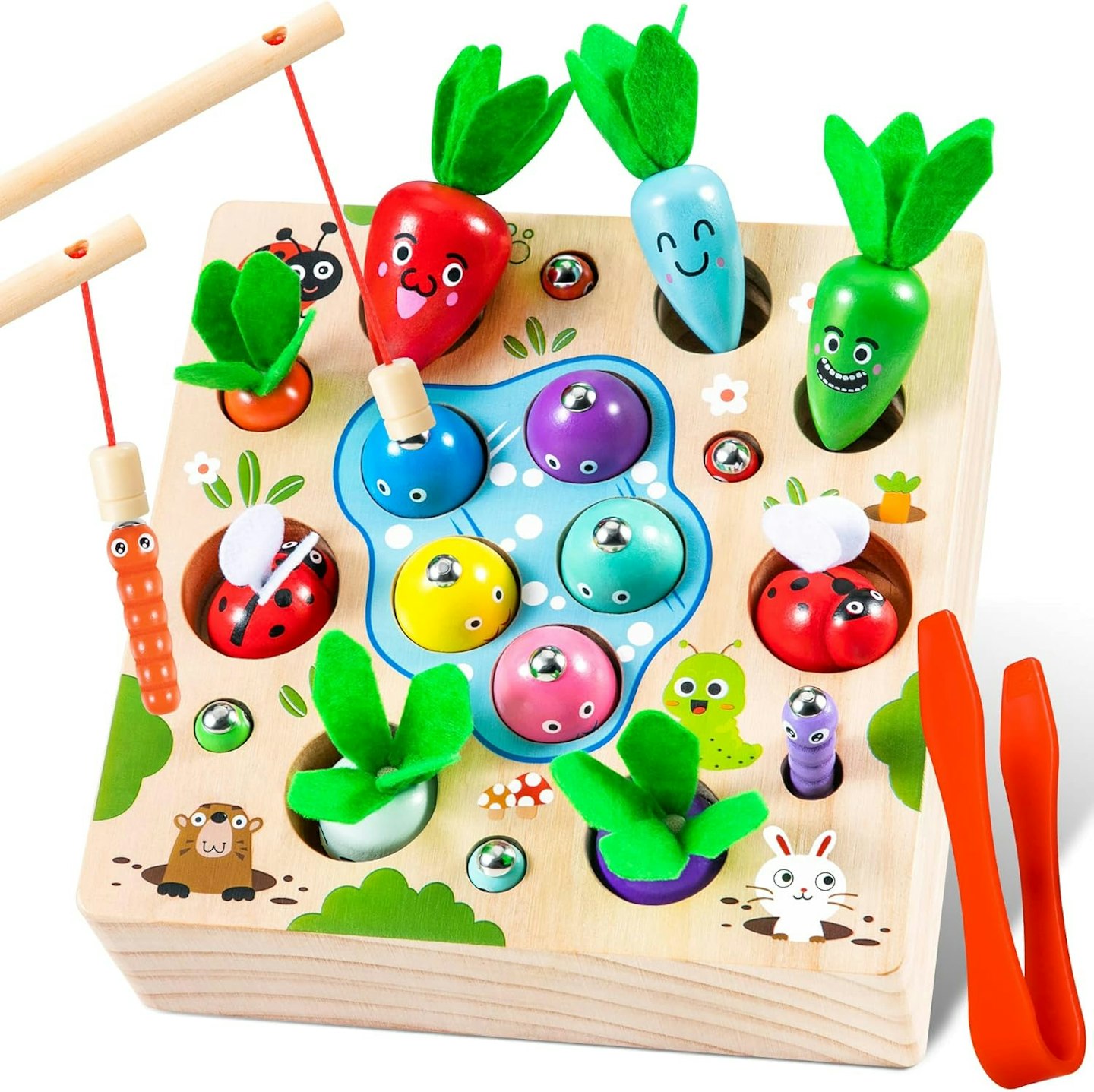 Magnetic fishing game for children 