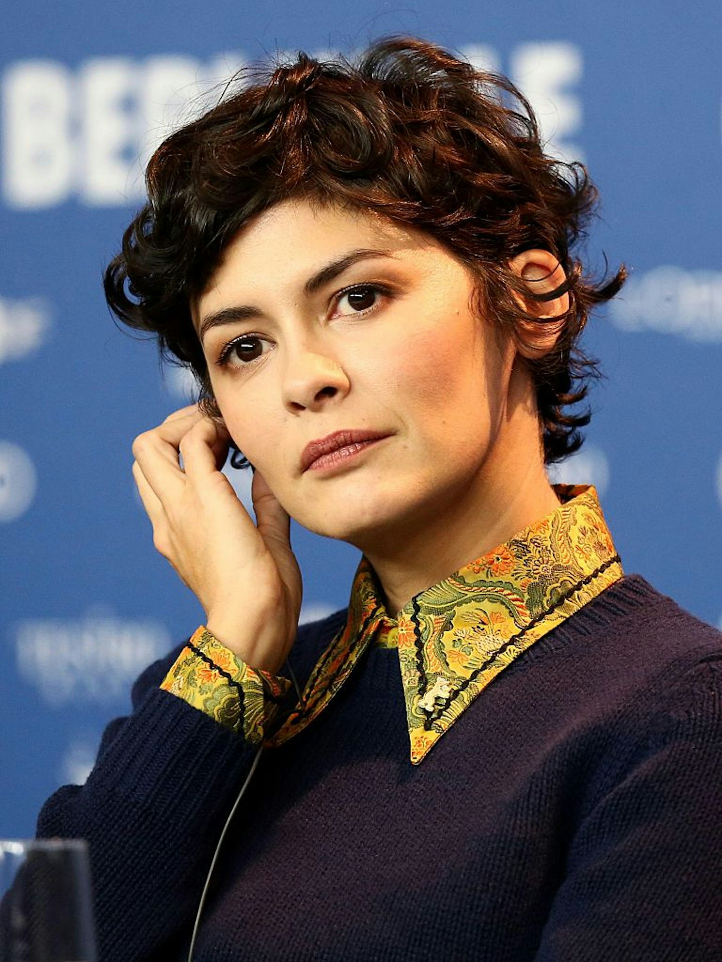 Audrey Tautou's stylish pixie haircut