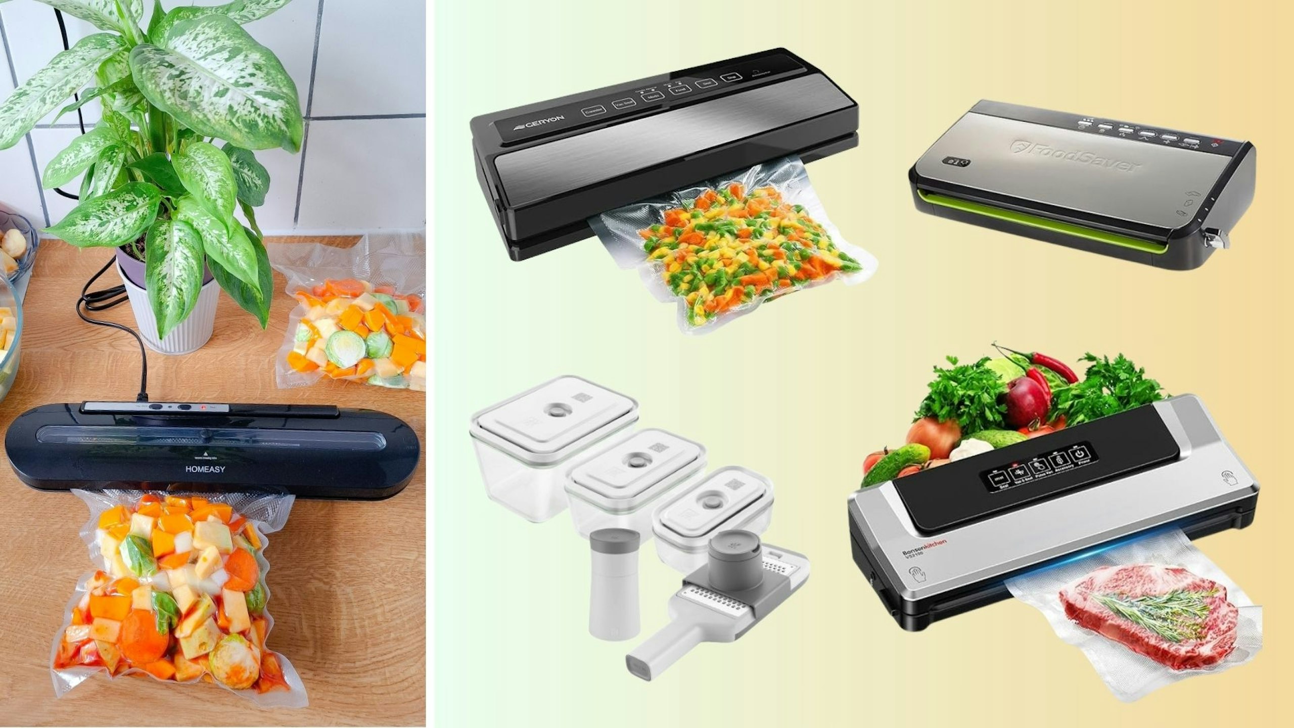 Food vacuum sealers