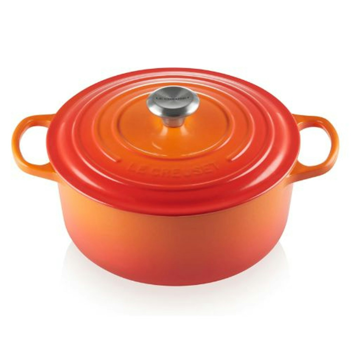 Le Creuset Signature Cast Iron Casserole Dish With Lid 26cm in Volcanic