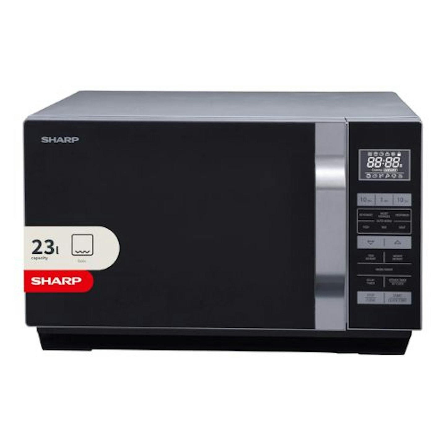 Sharp R360SLM Silver Microwave 900W 23L