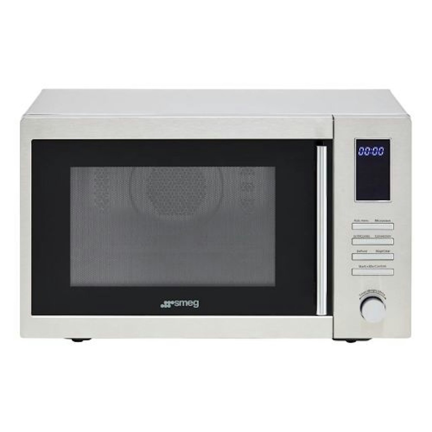 Smeg Universal MOE34CXIUK Freestanding Small Combination Microwave Oven - Stainless Steel