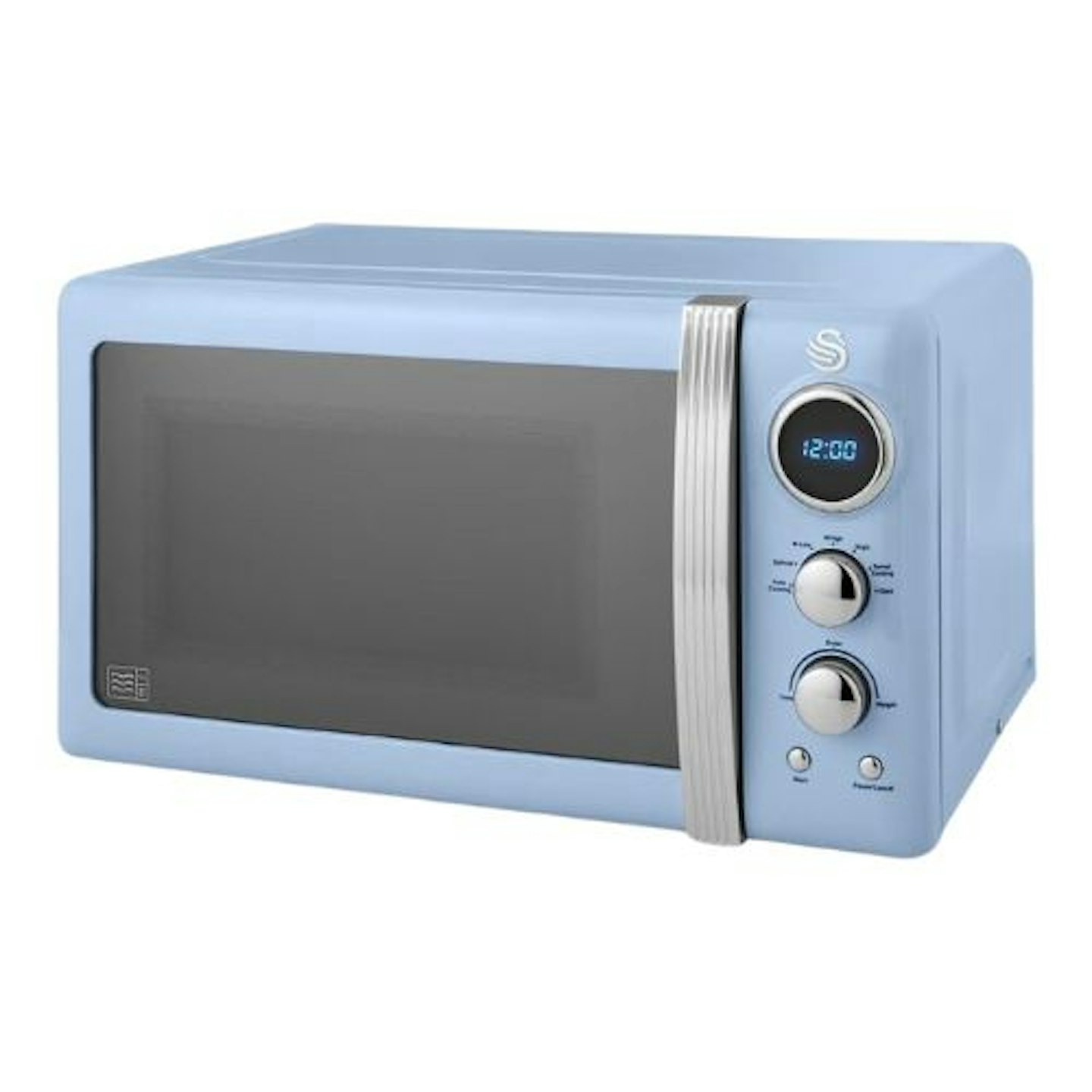 Swan SM22030LBLN Retro LED Digital Microwave