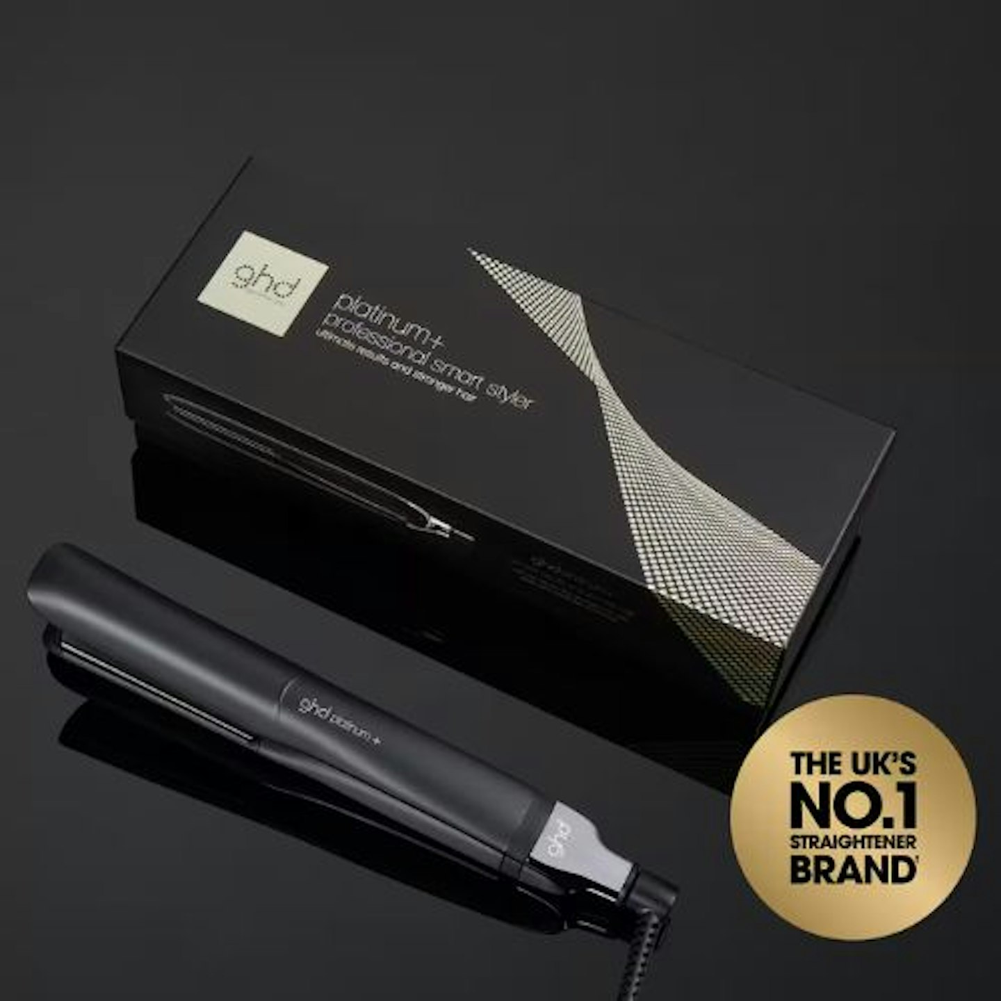 ghd Platinum+ Hair Straightener in Black