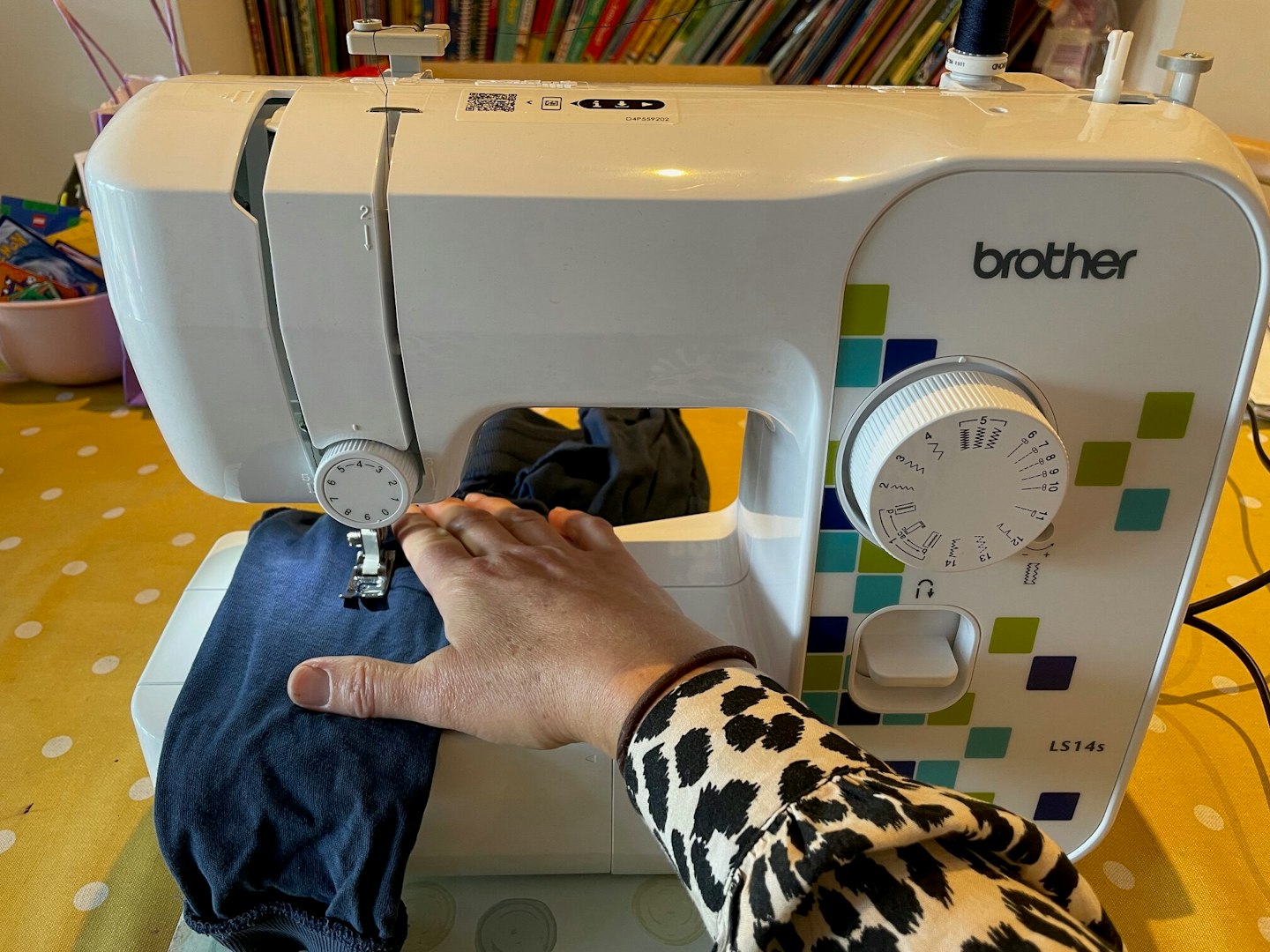 Tester using the Brother LS14S Metal Chassis Sewing Machine