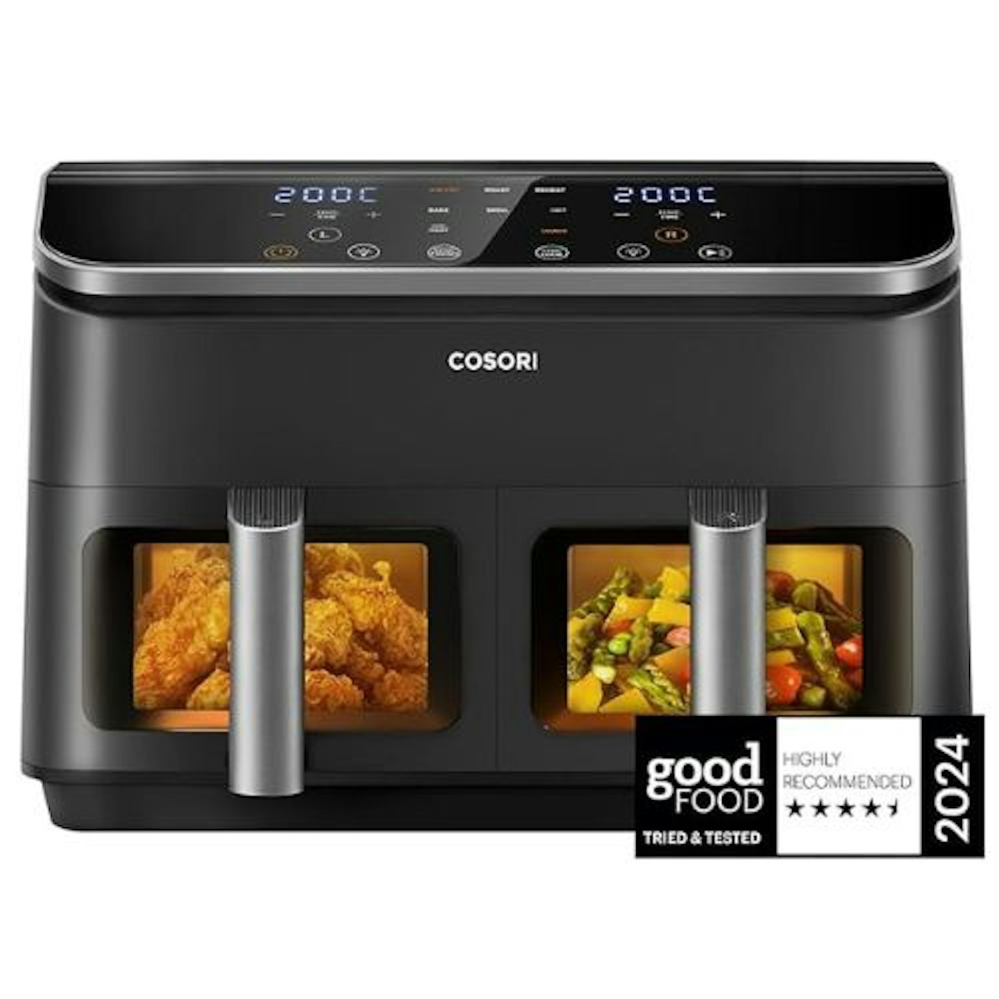 Front view of the COSORI Dual Air Fryer