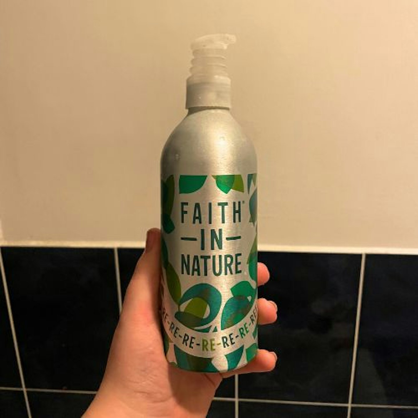 Faith in Nature Coconut Shampoo in Reusable Metal Bottle