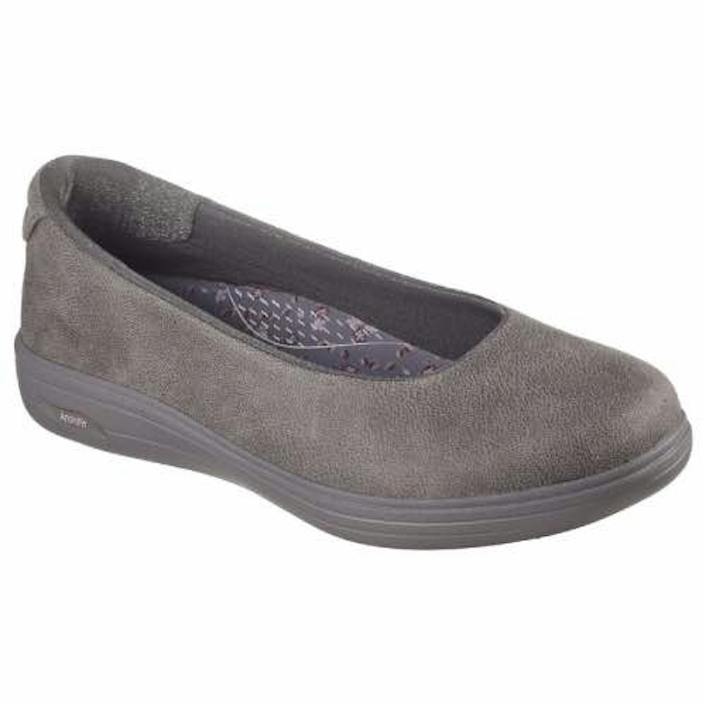 Skechers Arch Fit Inspire shoe slip on style, in light grey 