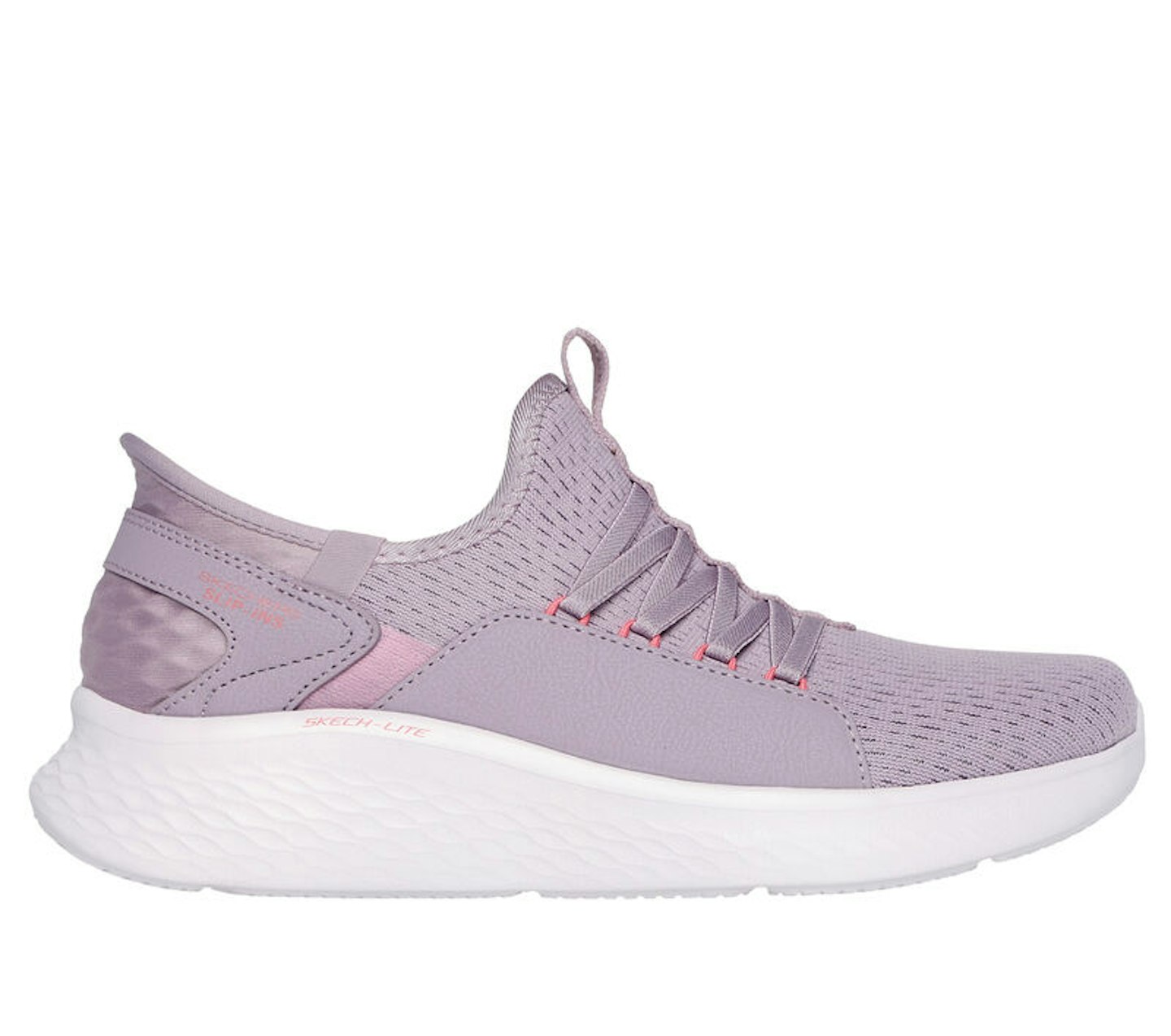 Skechers Slip-ins trainer in lilac 