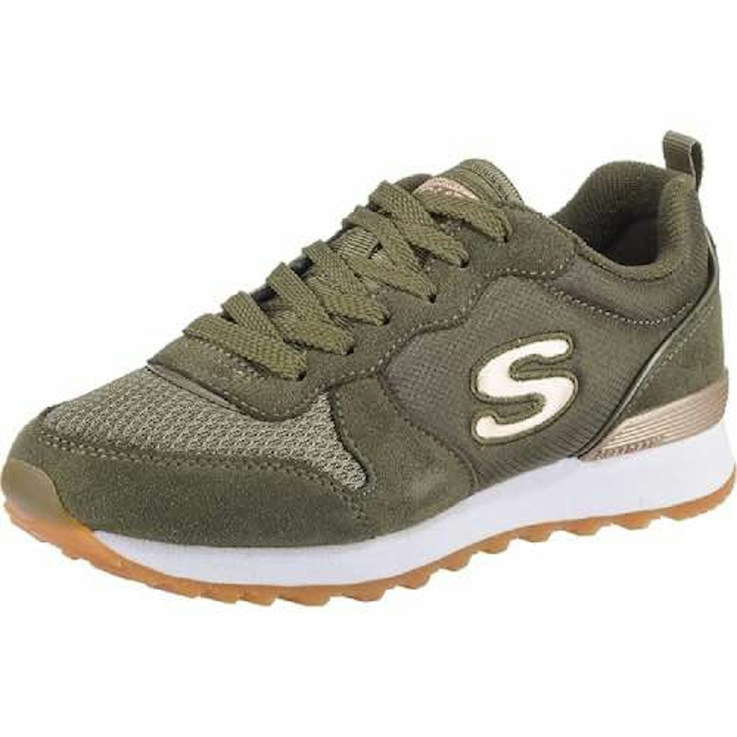 Skechers Goldn Gurl trainers in green