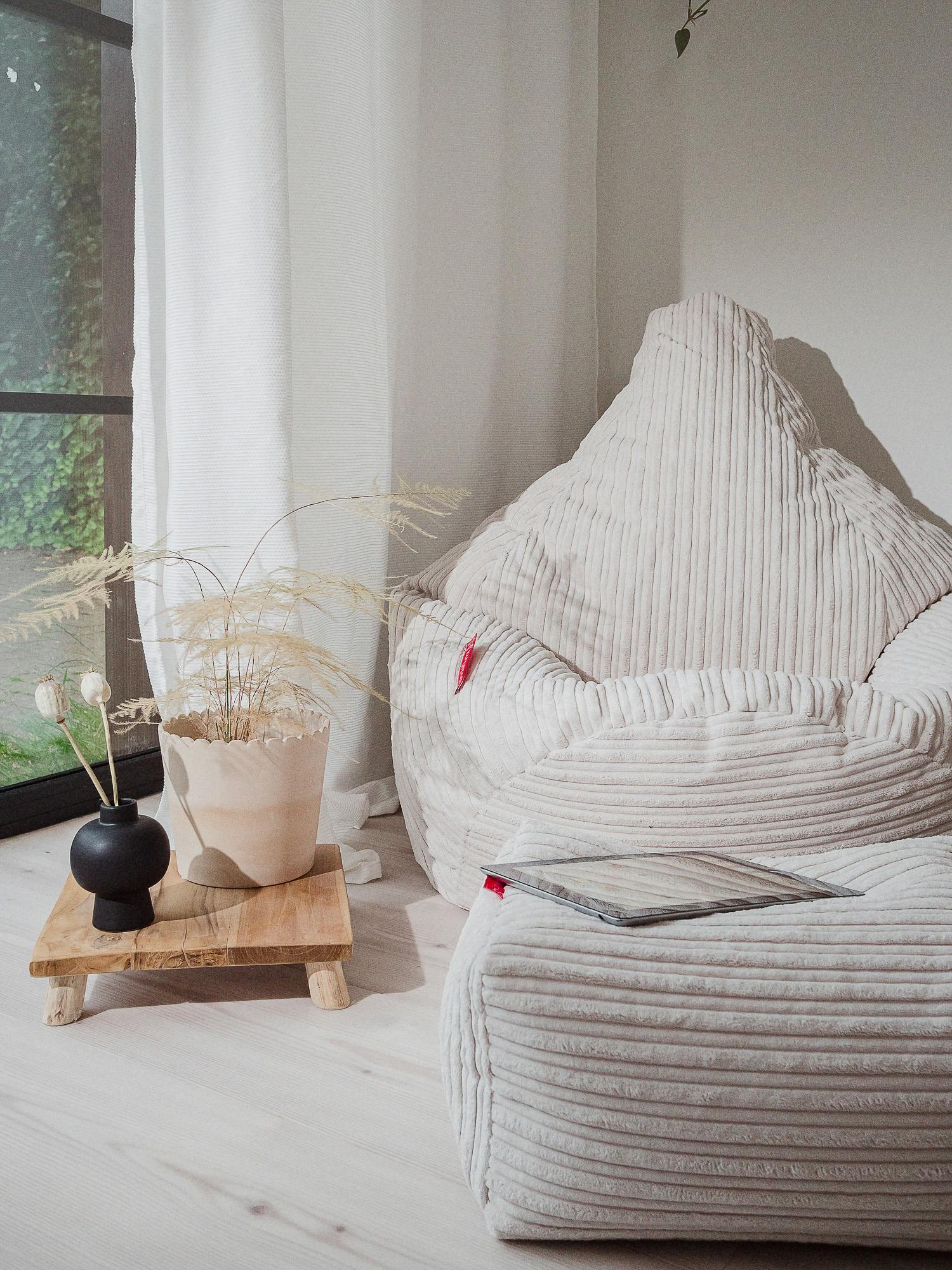 Win Big Bertha Orginal Mink Bean Bag and Footstool