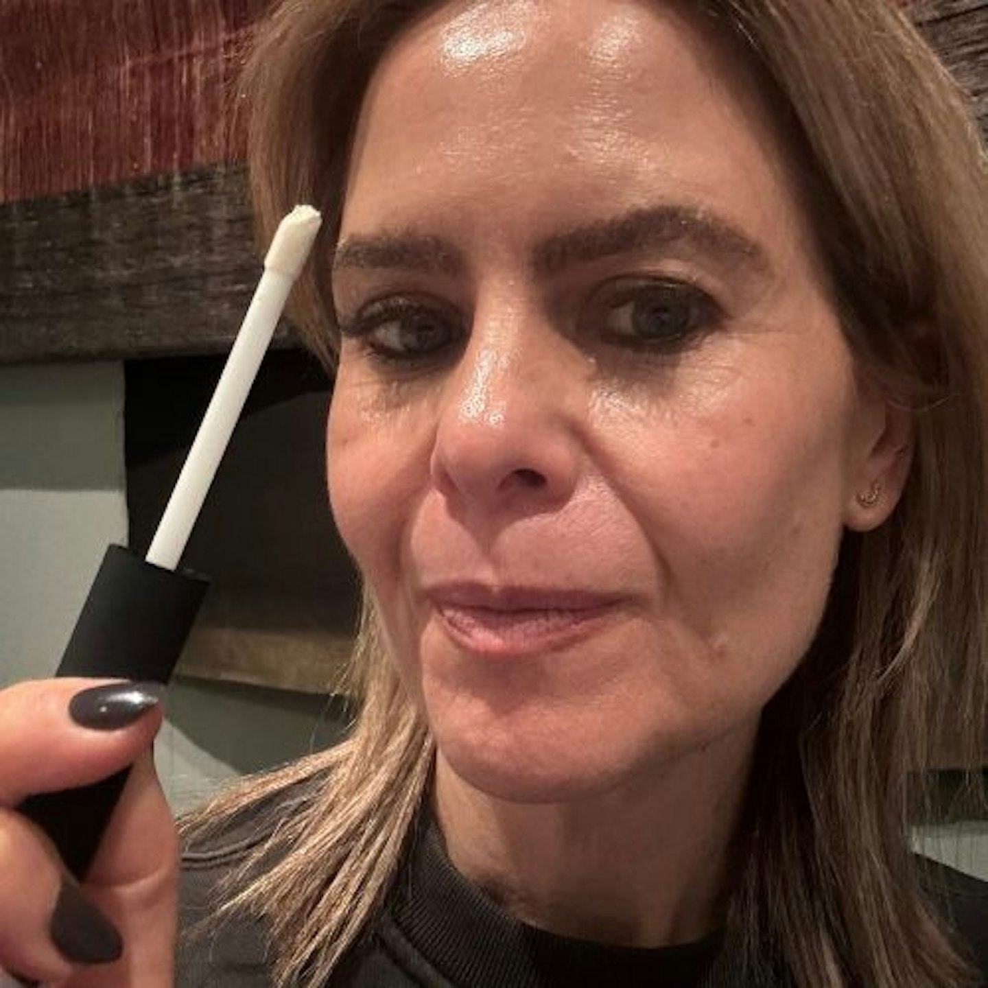 Suzanne with the Nars Smudge Proof Eyeshadow Base