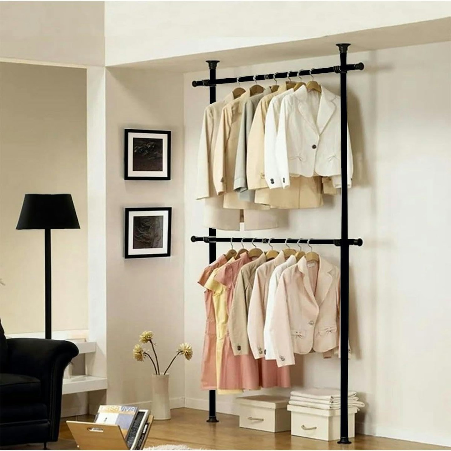 Direct Online Houseware Telescopic Clothes Rail