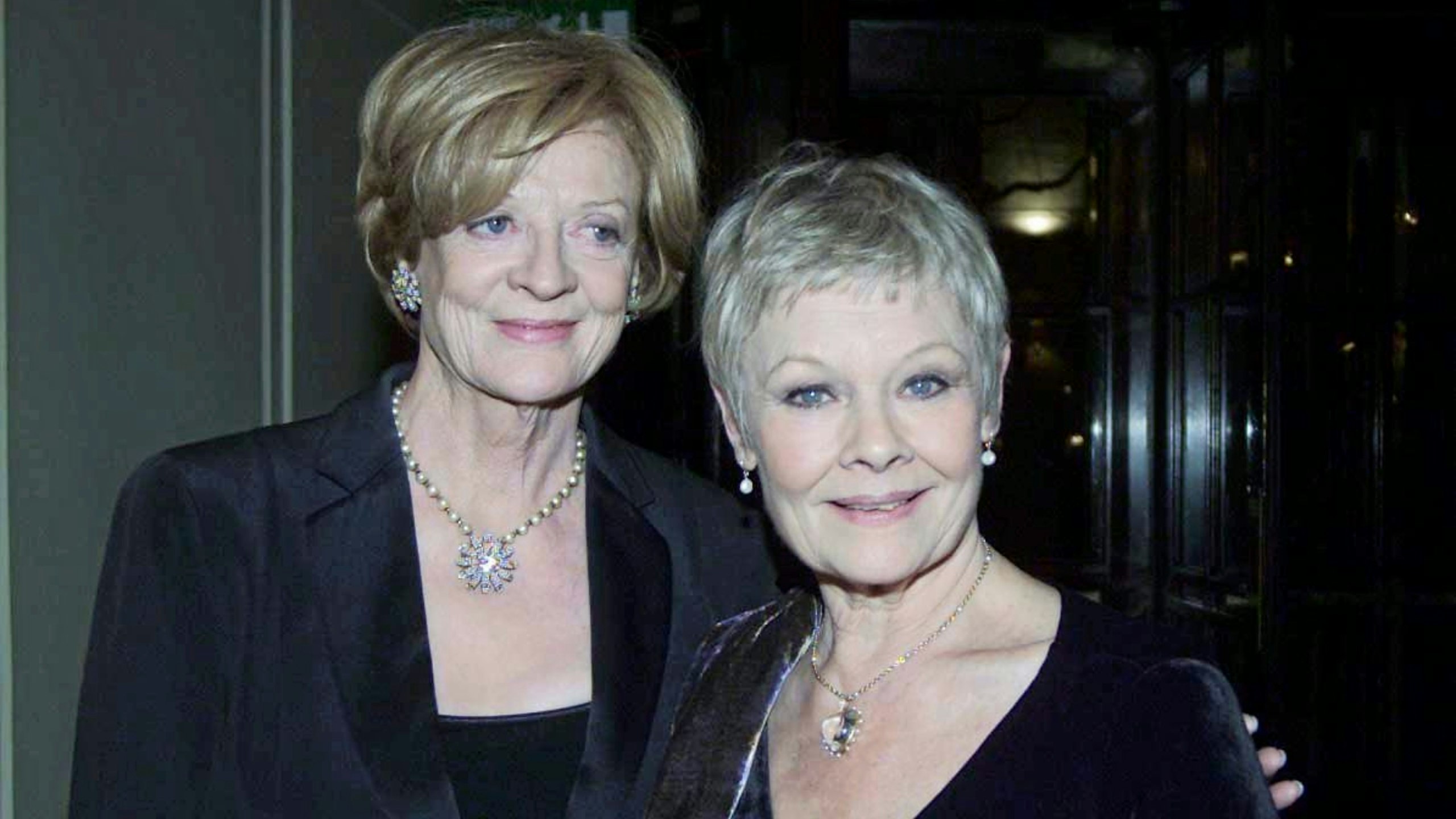 Old friends Judi and the late Maggie Smith