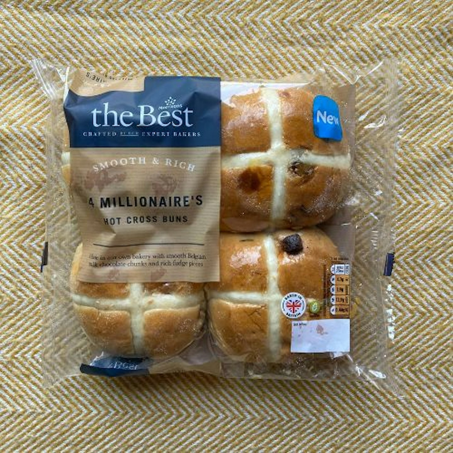 Morrisons The Best Millionaires Hot Cross Buns