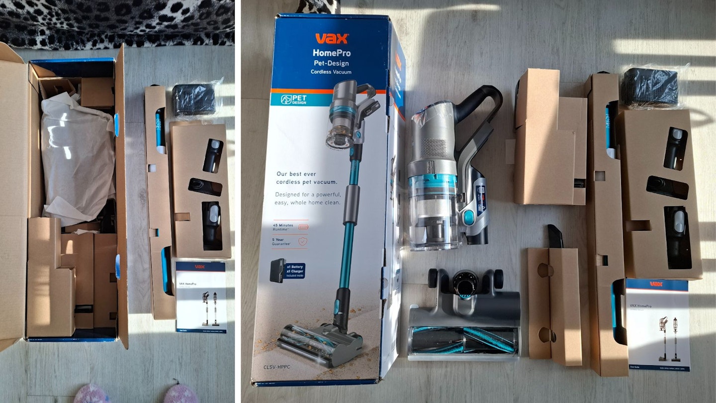 Unboxing the VAX HomePro Pet Design Cordless Vacuum Cleaner
