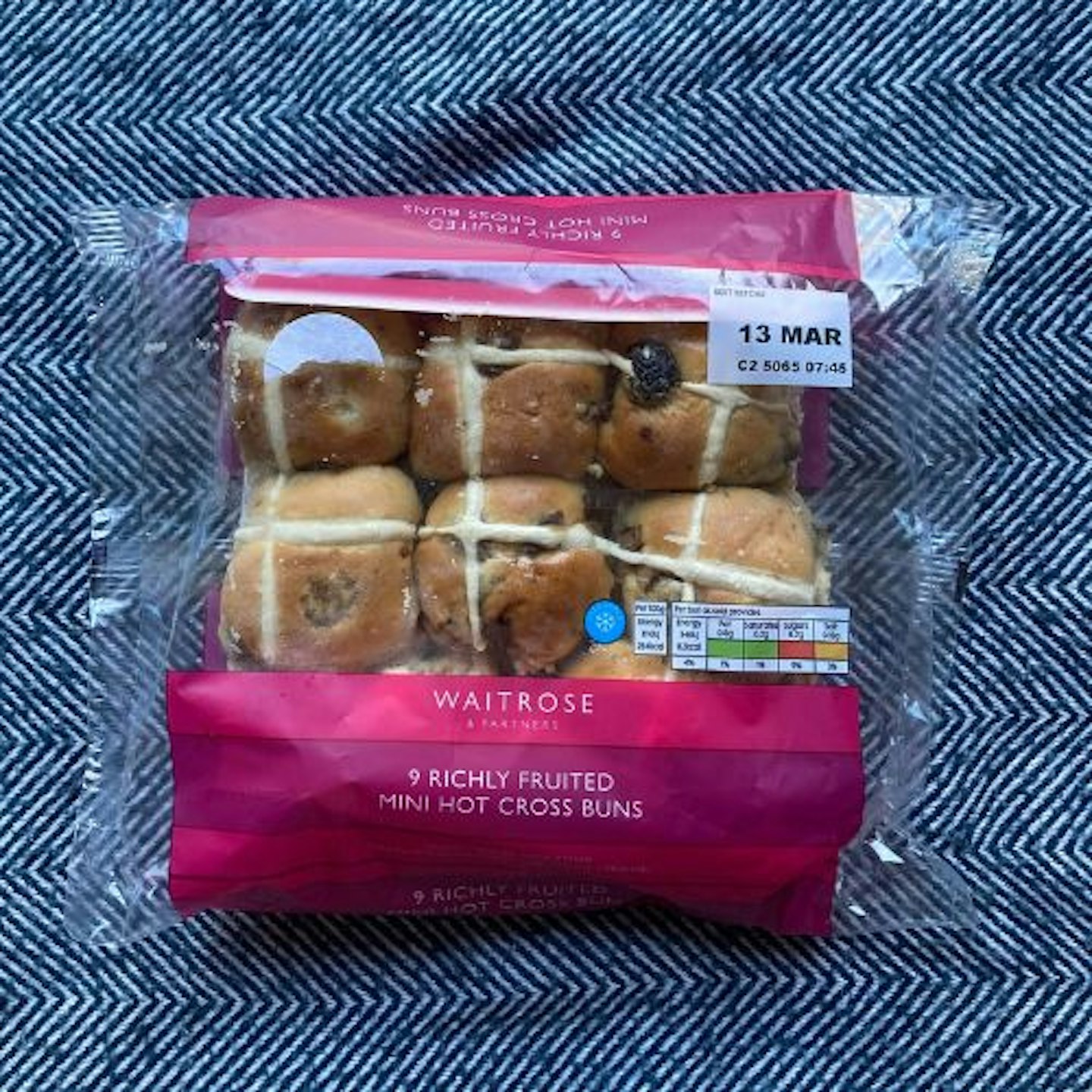 Waitrose Easter Richly Fruited Mini Hot Cross Buns