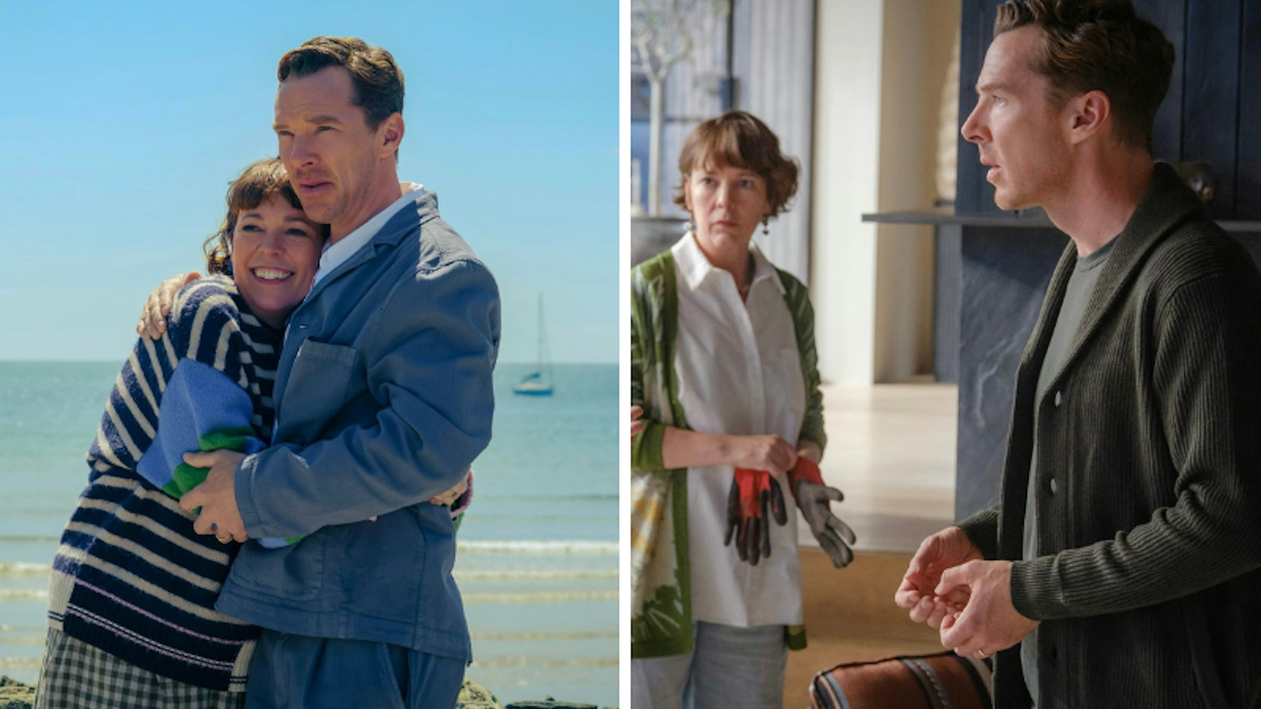 Olivia Coleman and Benedict Cumberbatch in The Roses