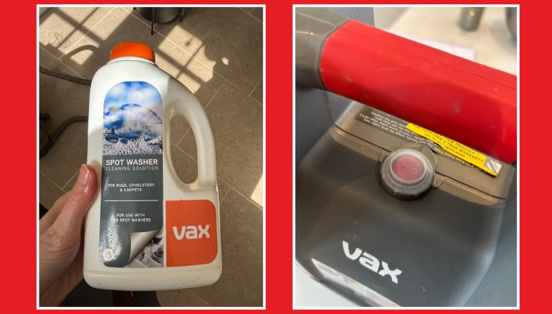 Vax Spotwash cleaning solution