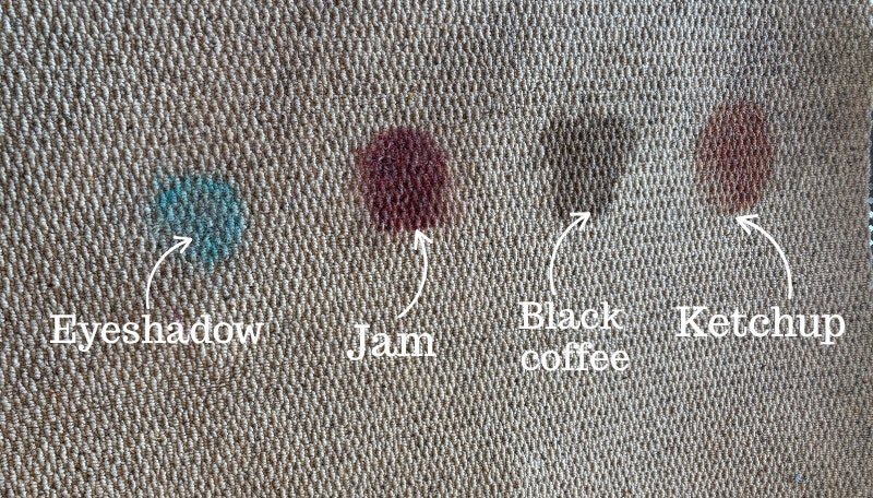 Dirty carpet before cleaning with Vax SpotWash