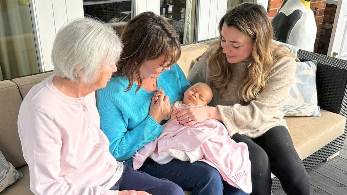 Lorraine with her daughter, Rosie, granddaughter, Billie, and Lorraine's mother