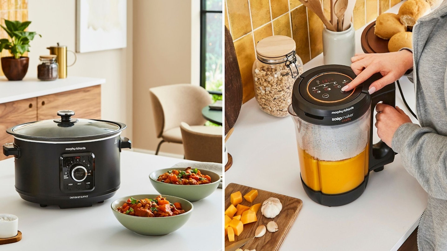 Image: https://images.bauerhosting.com/affiliates/sites/9/2025/05/Yours-Morphy-Bundle.jpg?ar=16%3A9&fit=crop&crop=top&auto=format&w=1440&q=80 Morphy Richards Soup and Slow Cooker Bundle