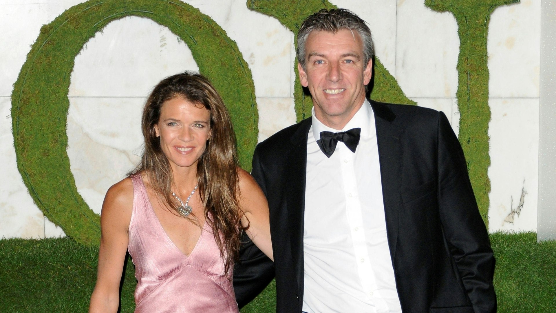 Annabel Croft and her late husband