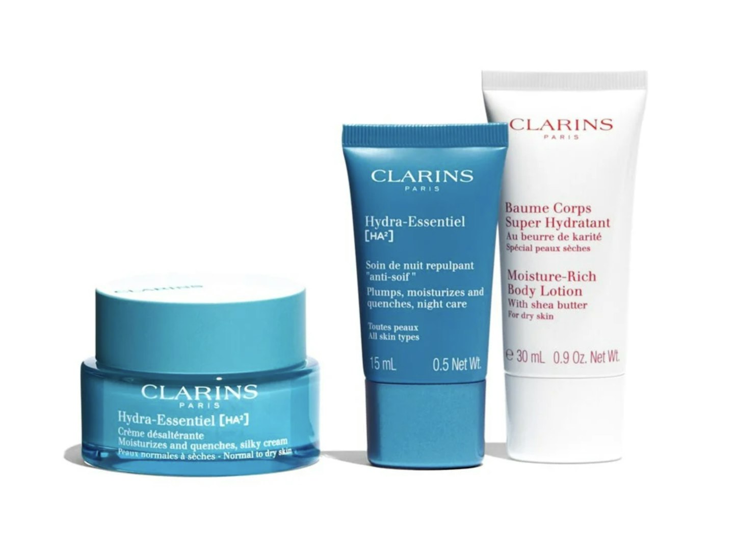 Image of the Clarins Hydra-Essentiel Collection