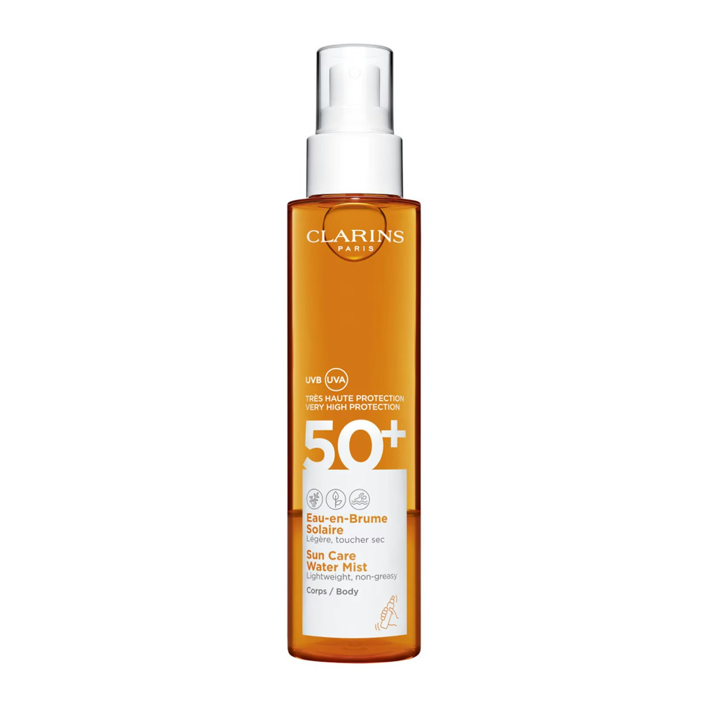 Image of the Clarins Sun Care Water Mist SPF50+