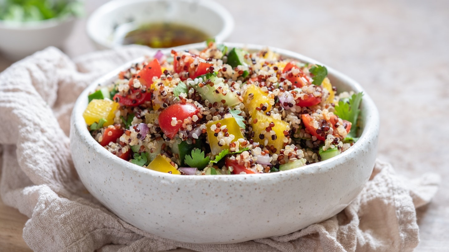 Bowl of mix vegetable salads