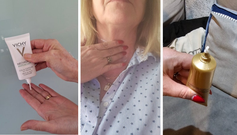 Testers using and reviewing the best beck creams