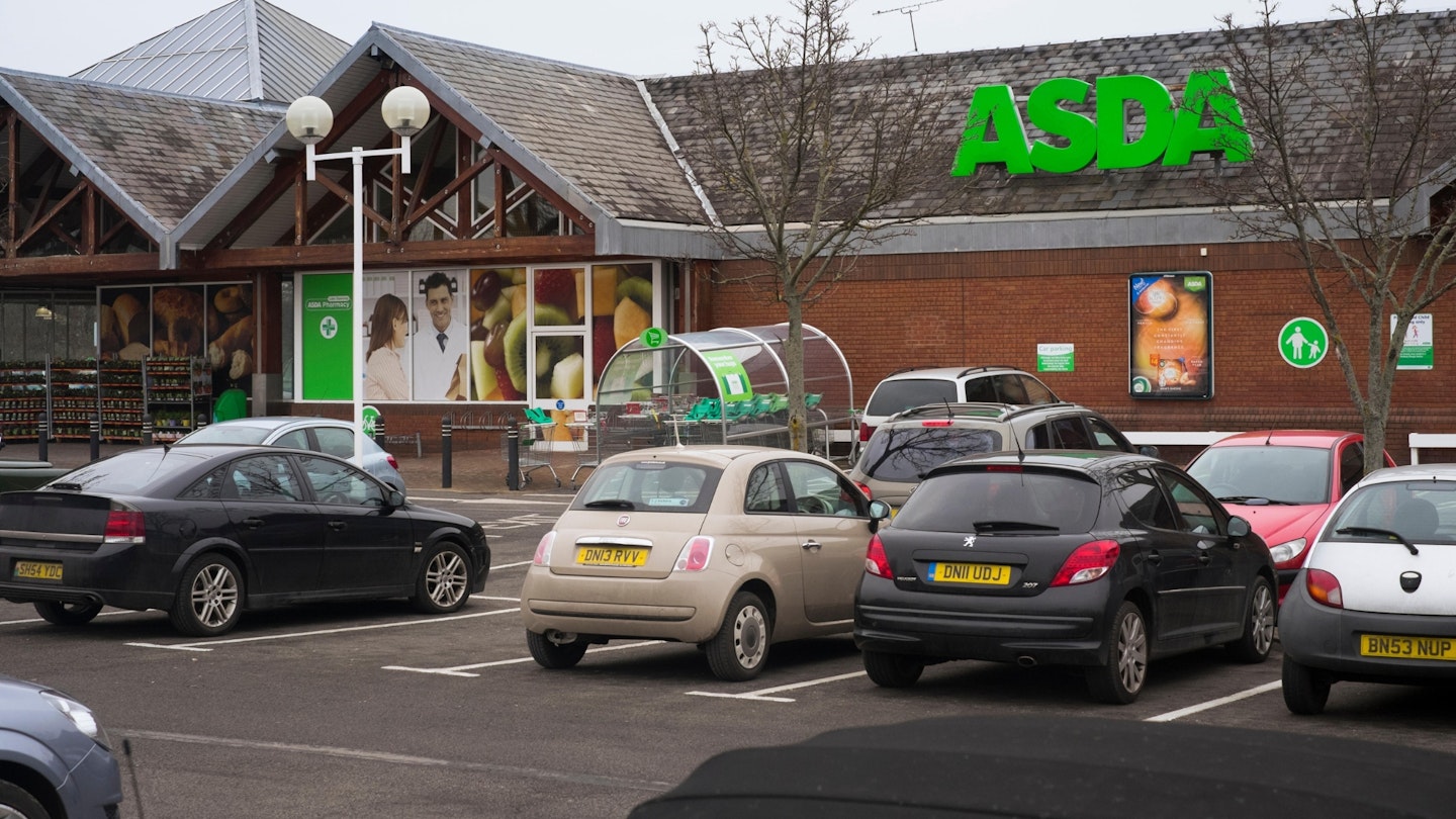 Asda supermarket and car park