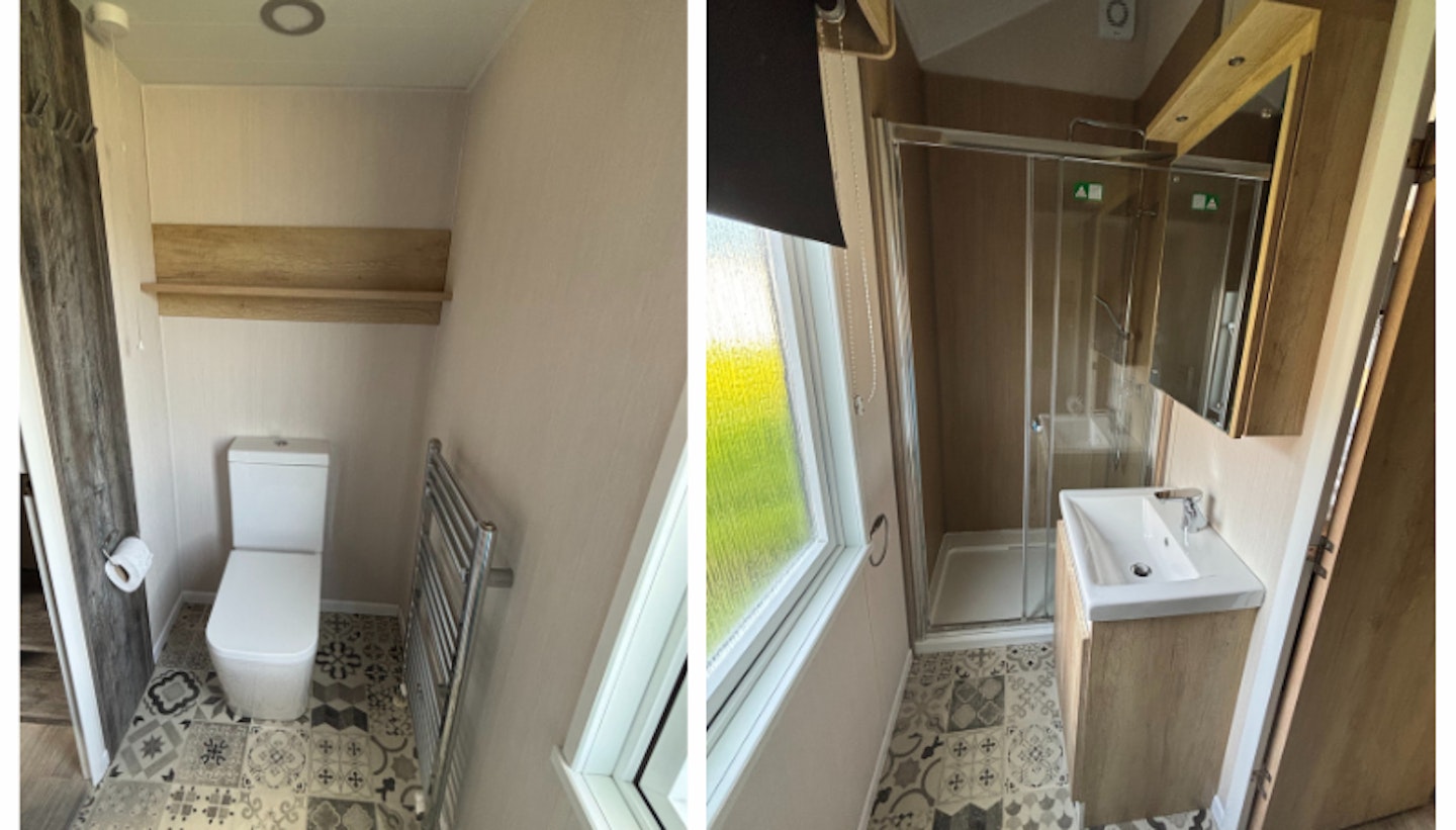 Bathroom in a Rockley Park Glamping Pod