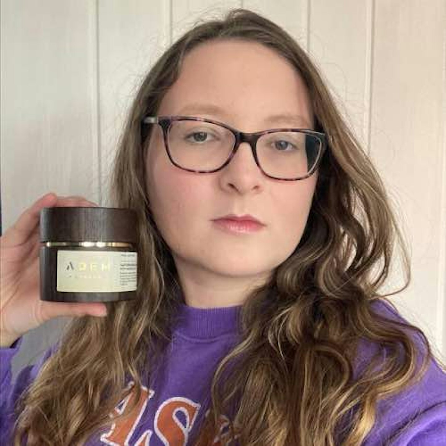 Arabella with Adem hair mask 