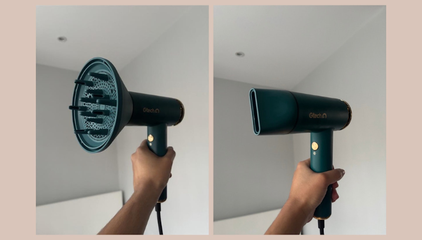 Attachments that the Gtech DryOnic Ionic Fast Drying Hair Dryer comes with