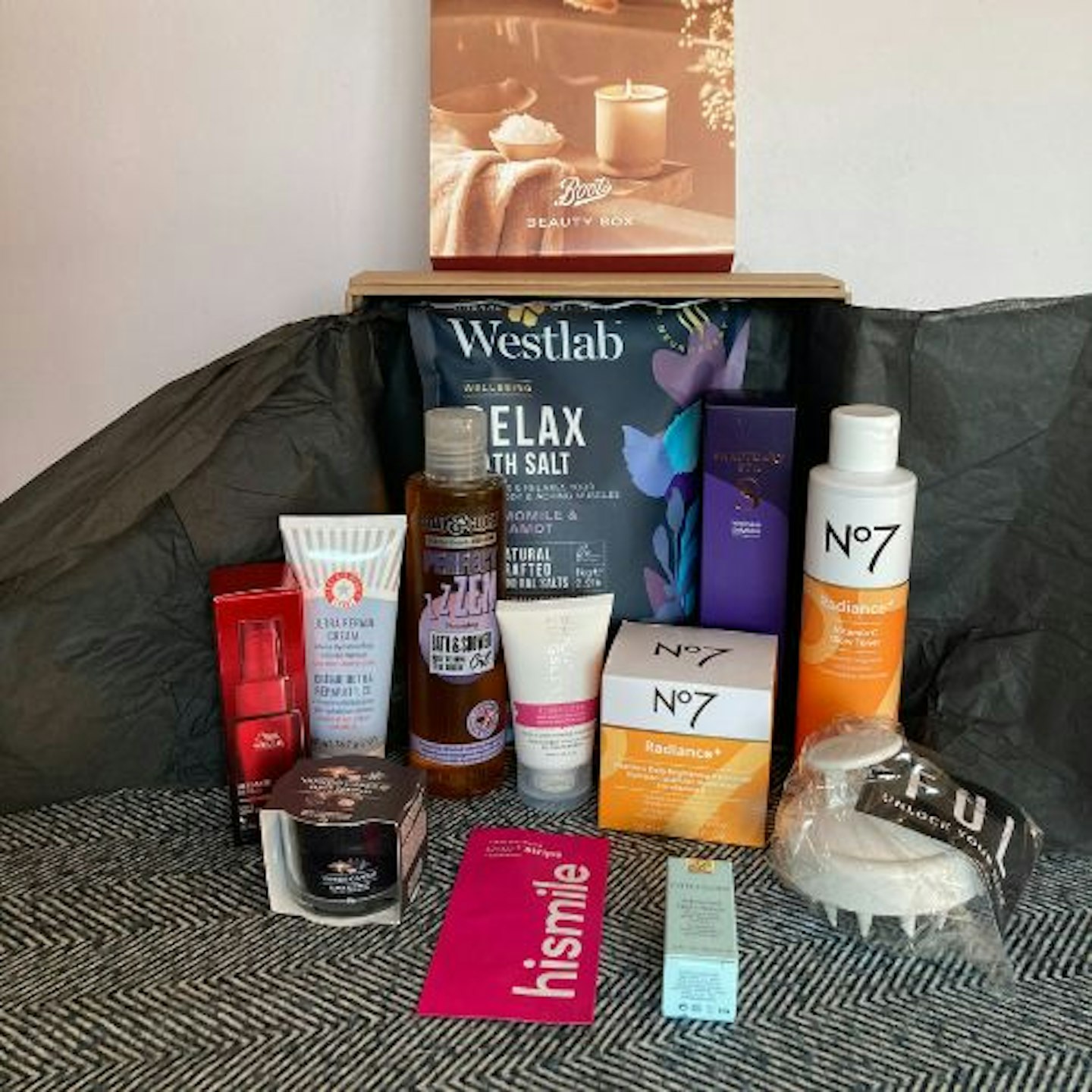 Boots Self Care Beauty Box contents