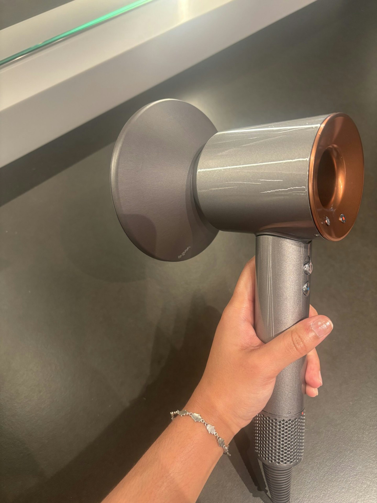 Image of the Dyson Supersonic™ Hair Dryer - Nickel / Yellow