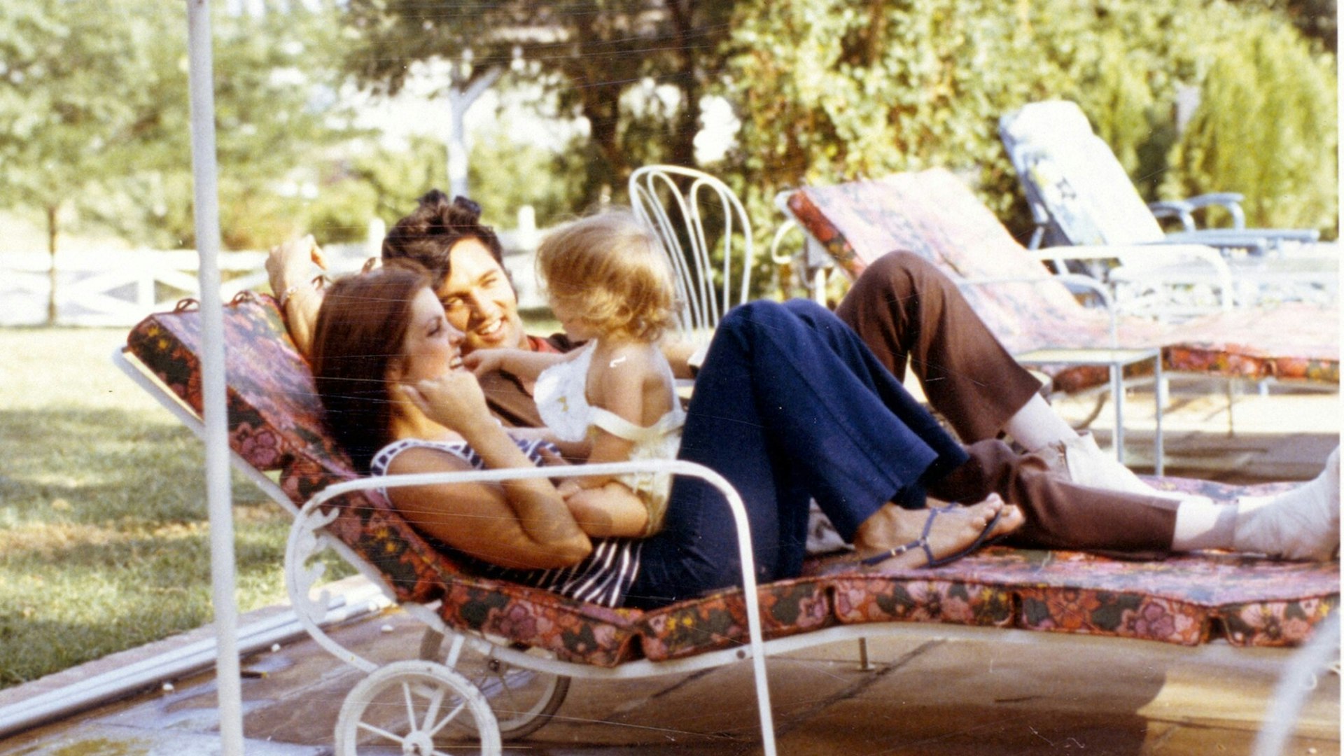 Elvis, Priscilla and Lisa Marie