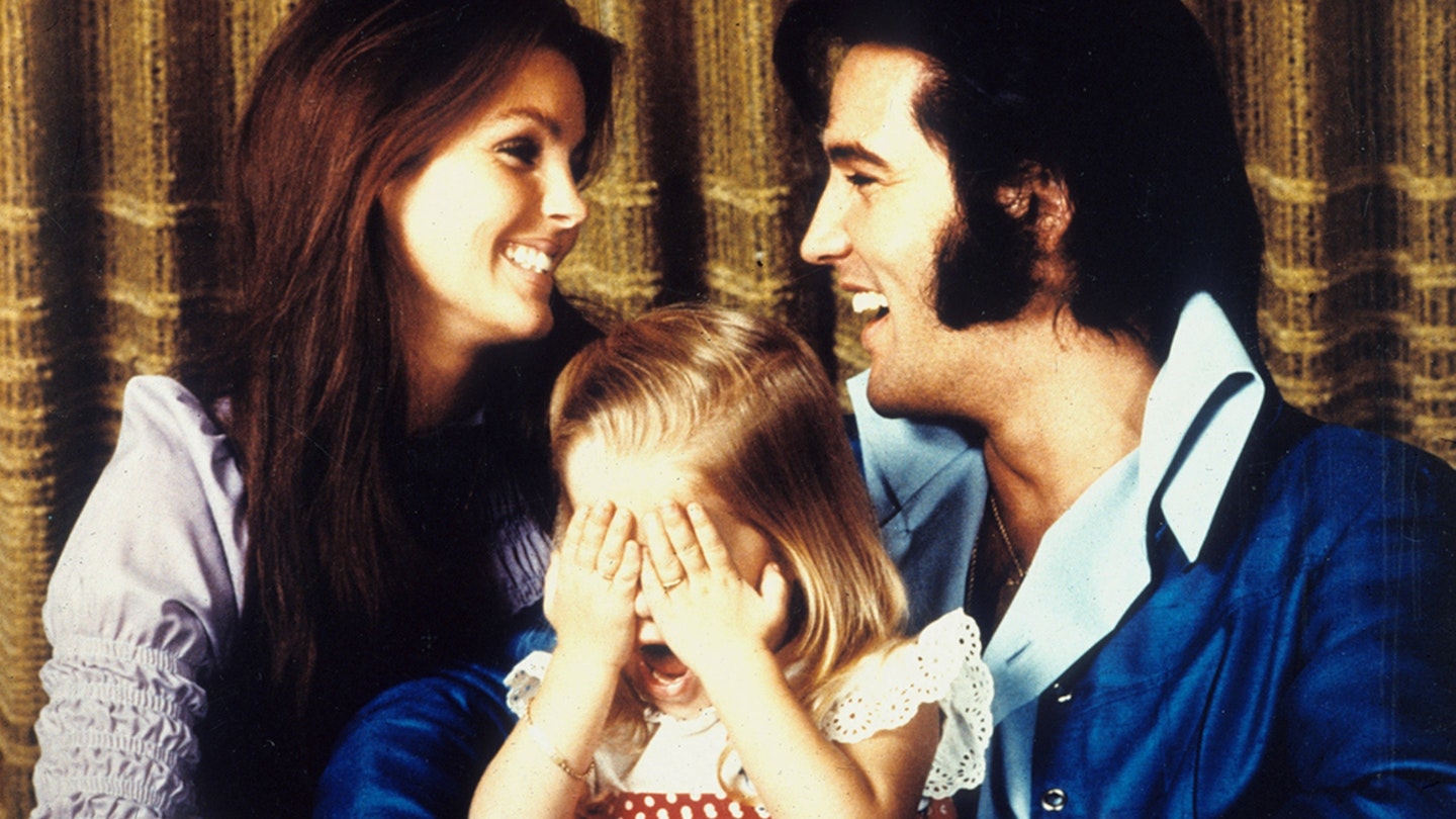 Elvis, Priscilla and Lisa Marie